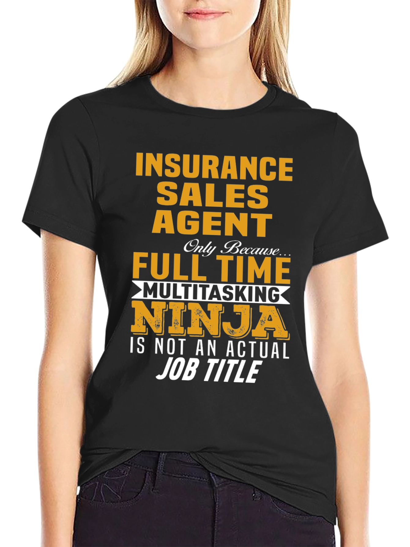 Insurance Sales Agent Novelty Graphic T-Shirt