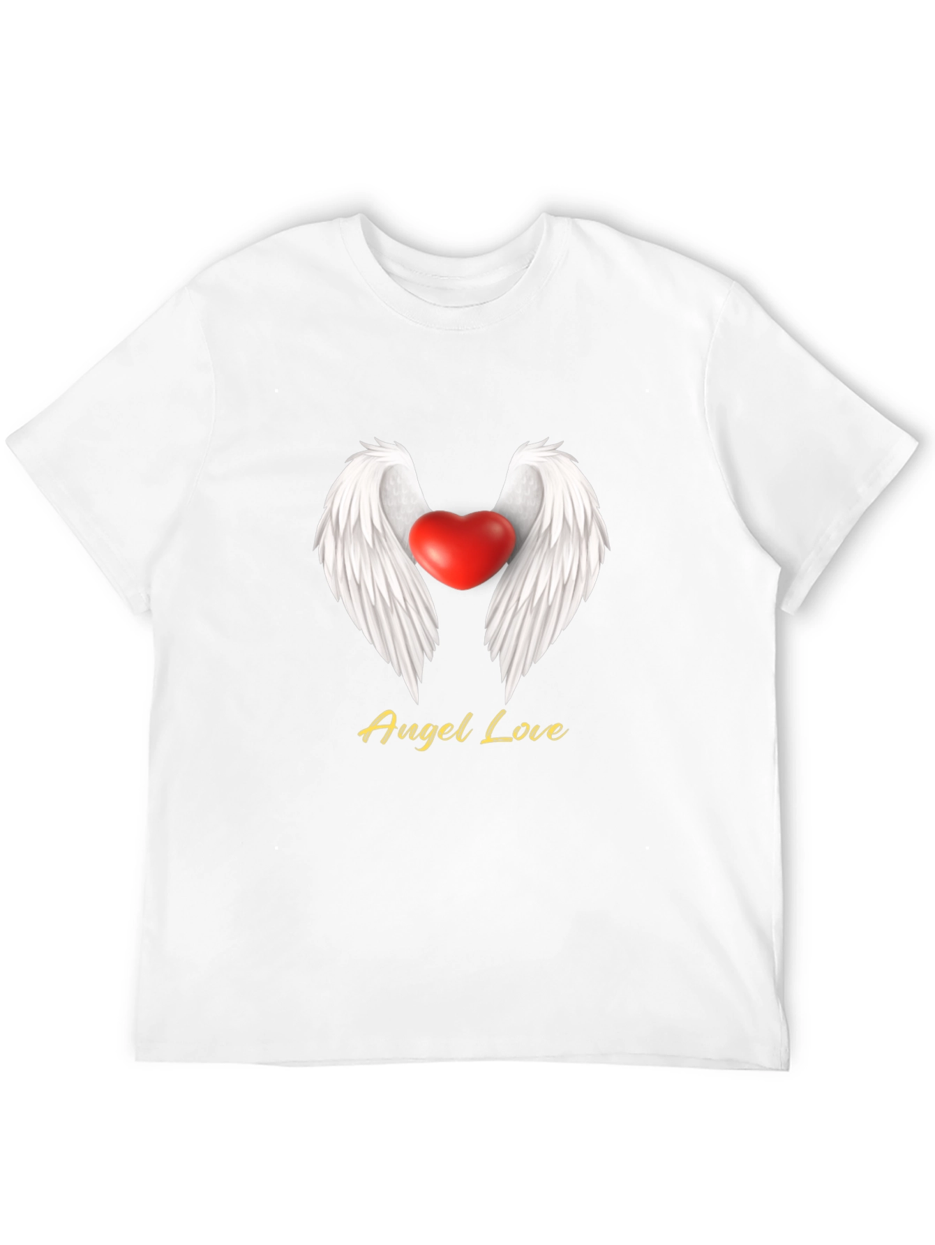 Angel Love Heart Wings Graphic Tee