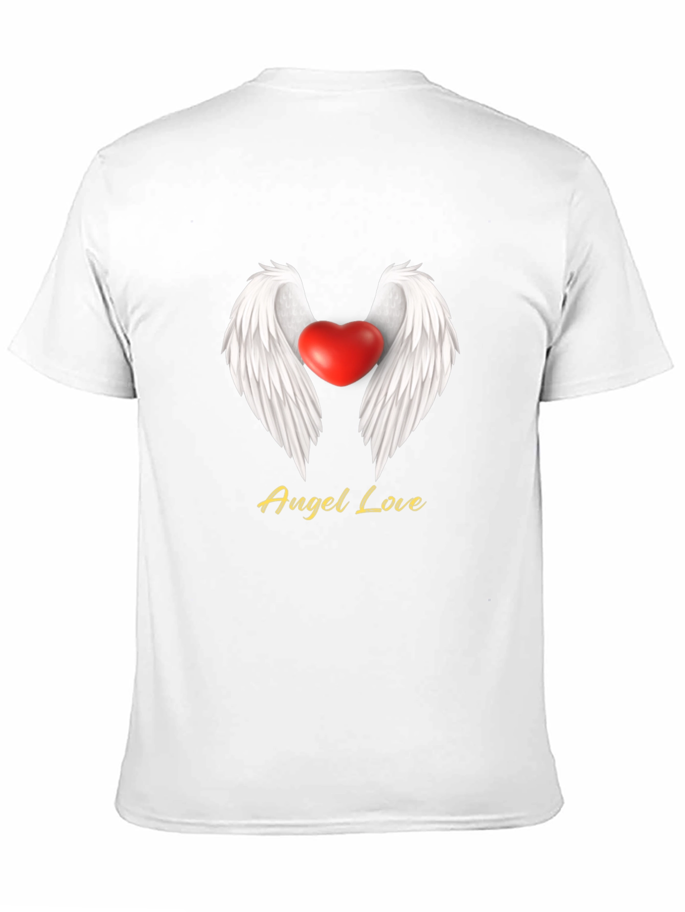 Angel Love Heart Wings Graphic Tee