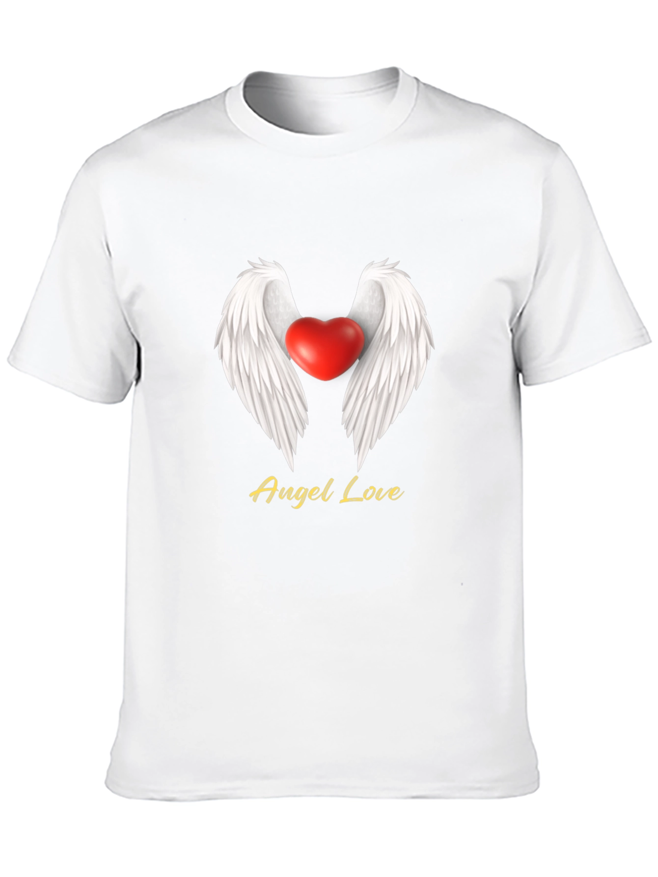 Angel Love Heart Wings Graphic Tee