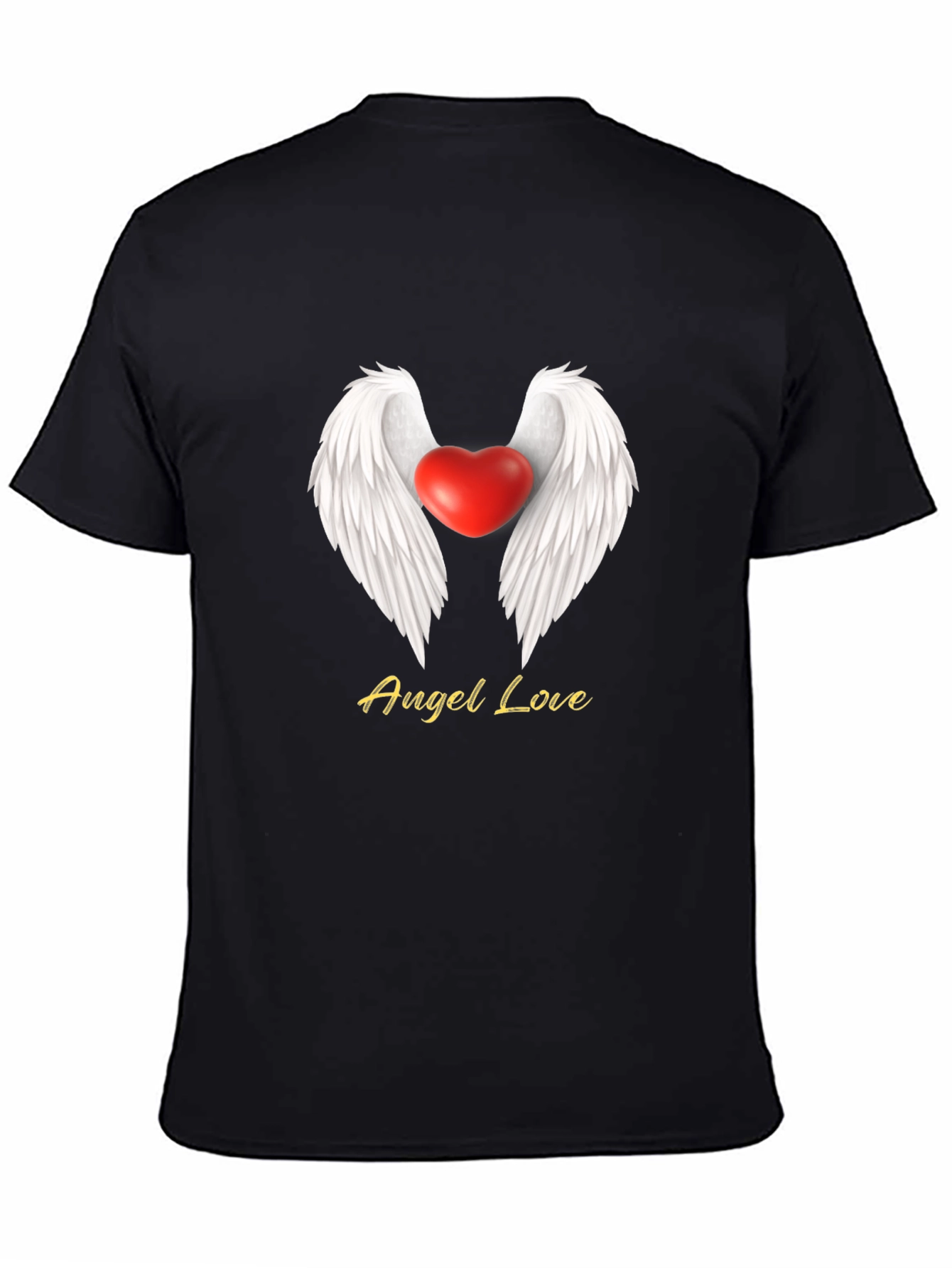 Angel Love Heart Wings Graphic Tee