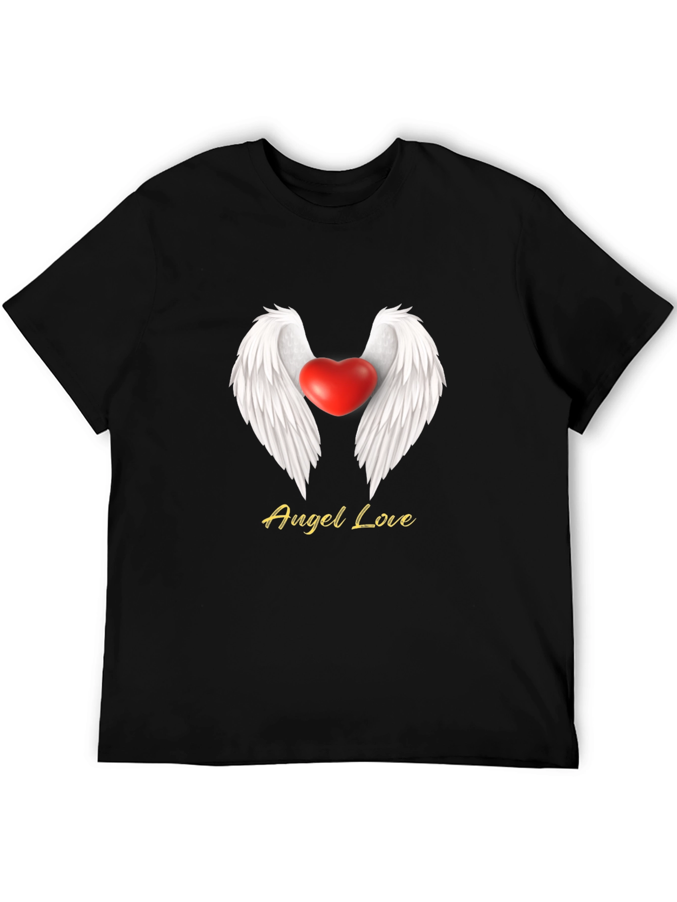 Angel Love Heart Wings Graphic Tee