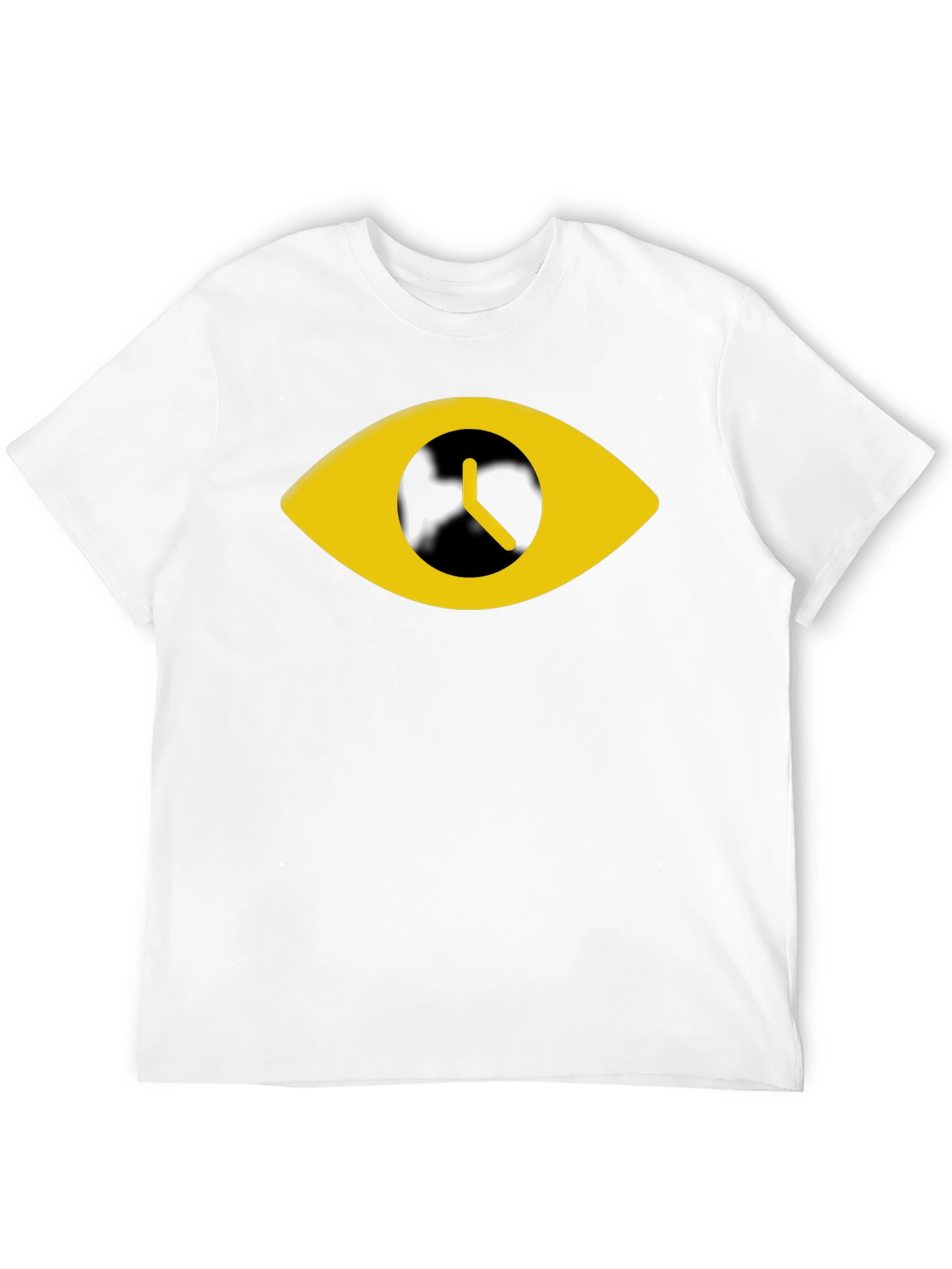 Eye Clock Graphic Black T-Shirt