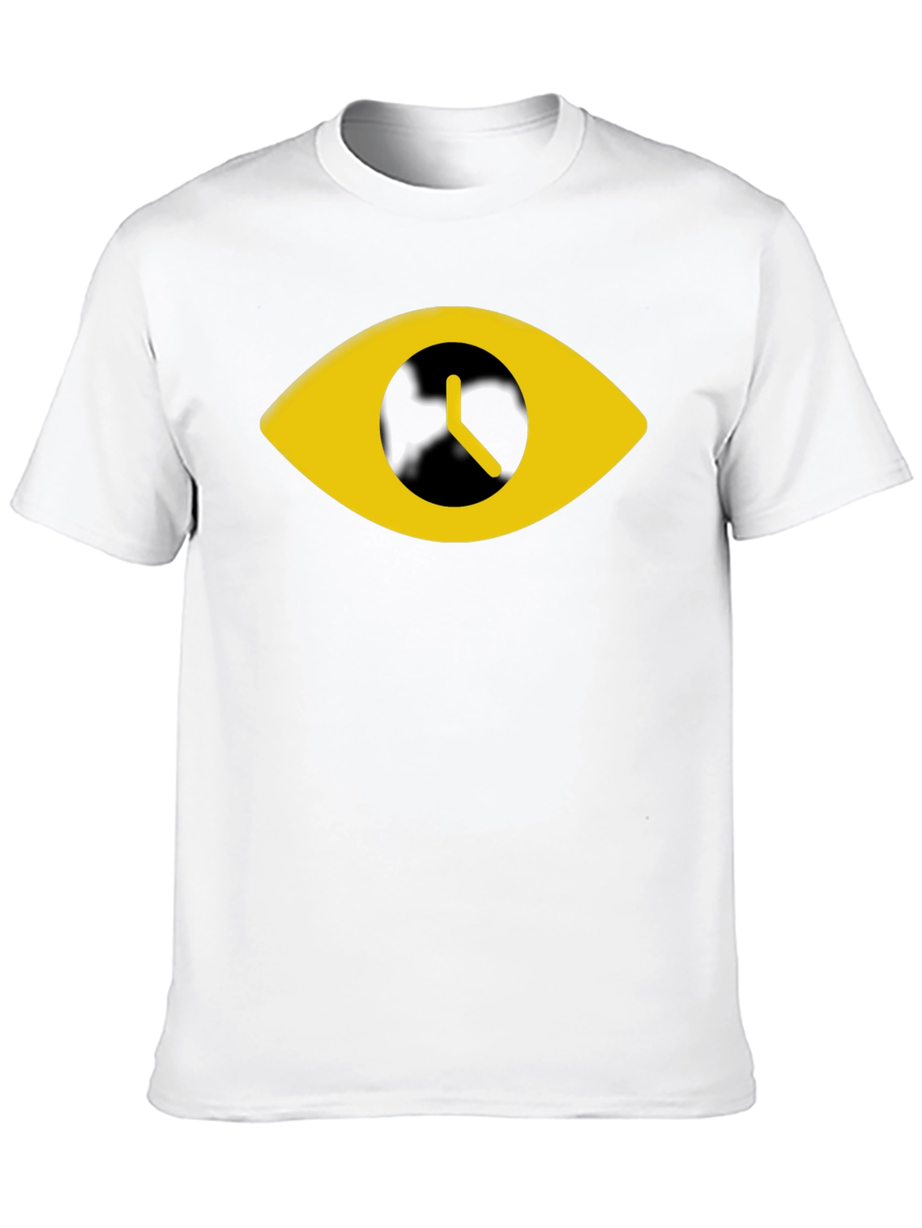 Eye Clock Graphic Black T-Shirt
