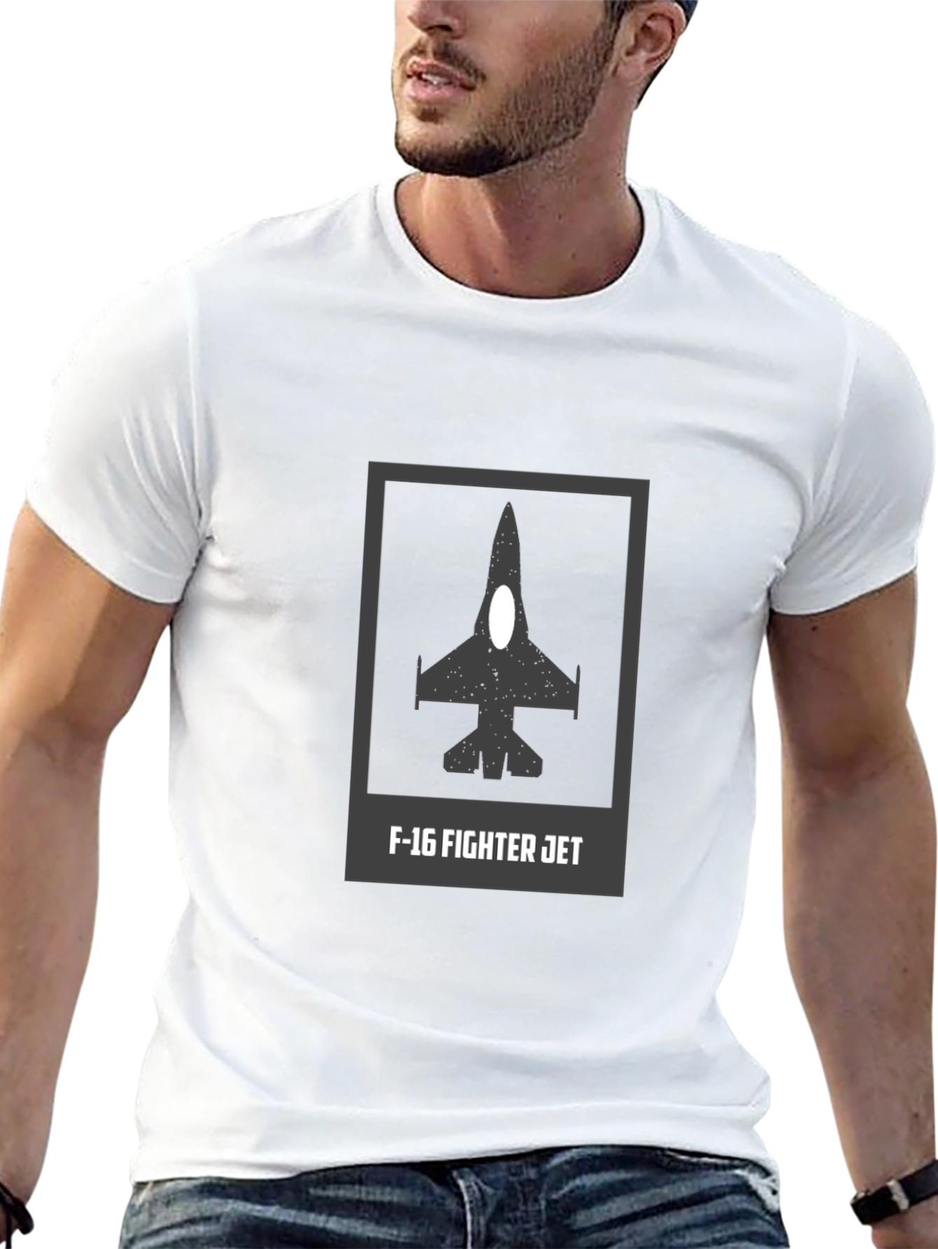 F-16 Fighter Jet Graphic T-Shirt