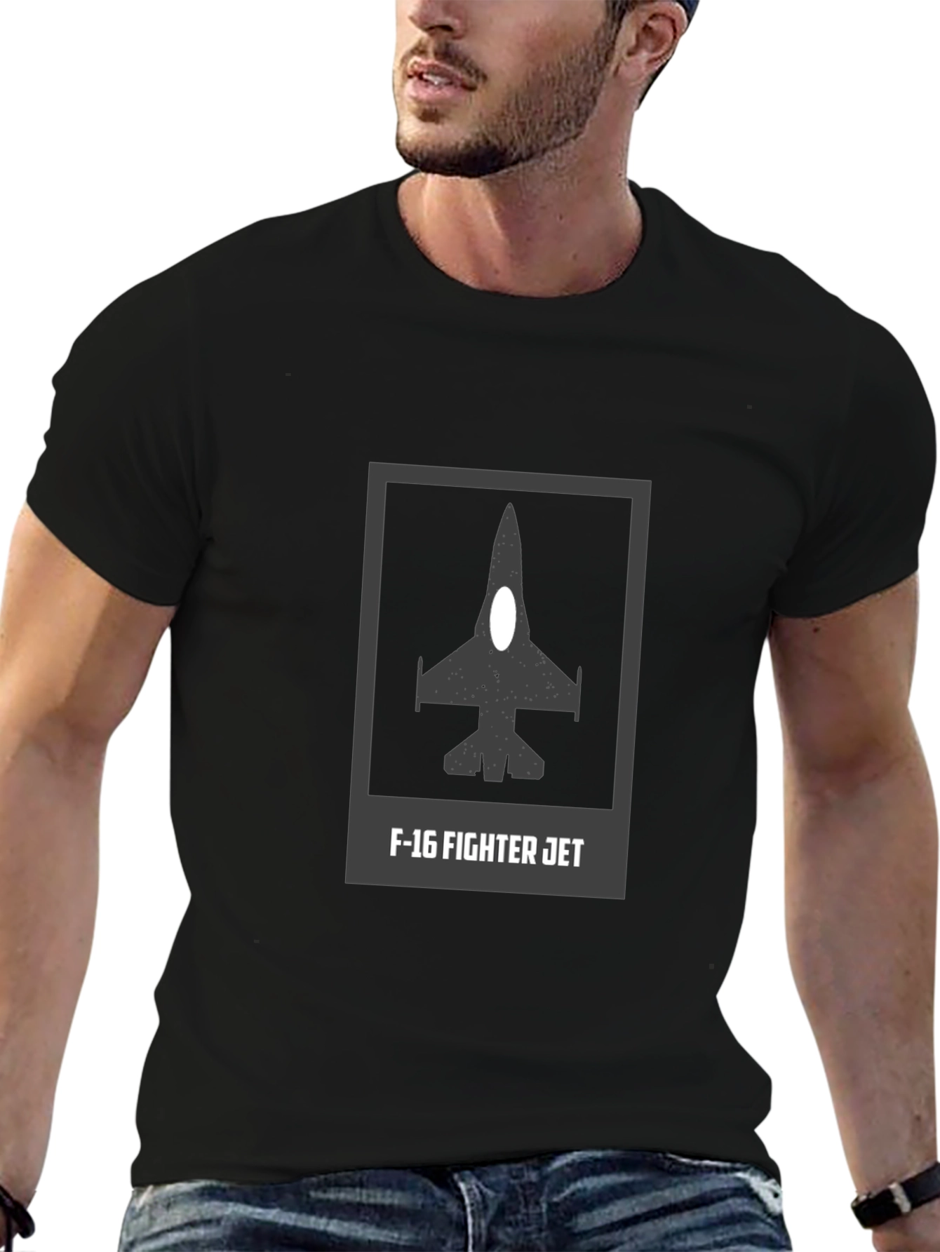F-16 Fighter Jet Graphic T-Shirt