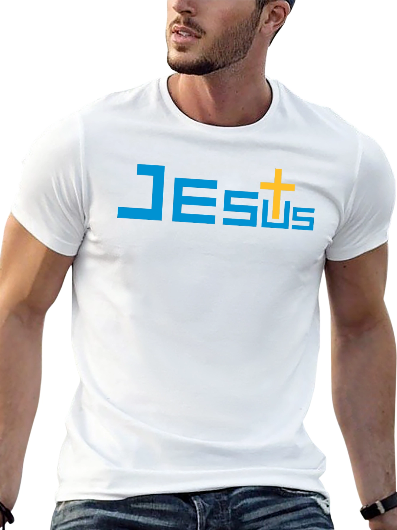 Jesus Graphic T-Shirt - Faith Inspired Design