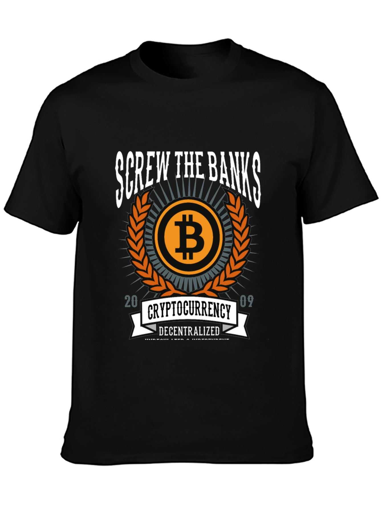 Bitcoin Crypto Decentralized T-Shirt