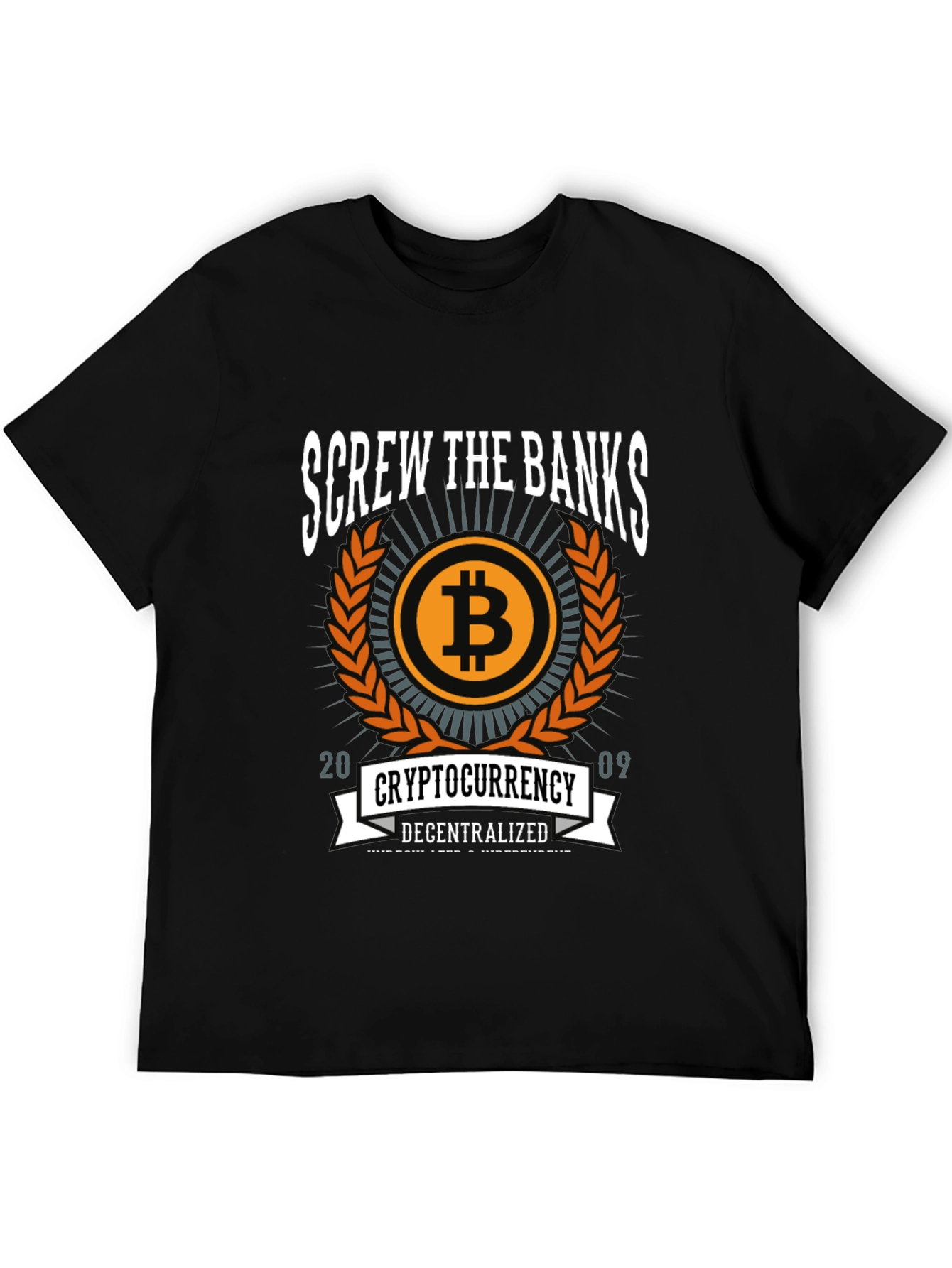 Bitcoin Crypto Decentralized T-Shirt