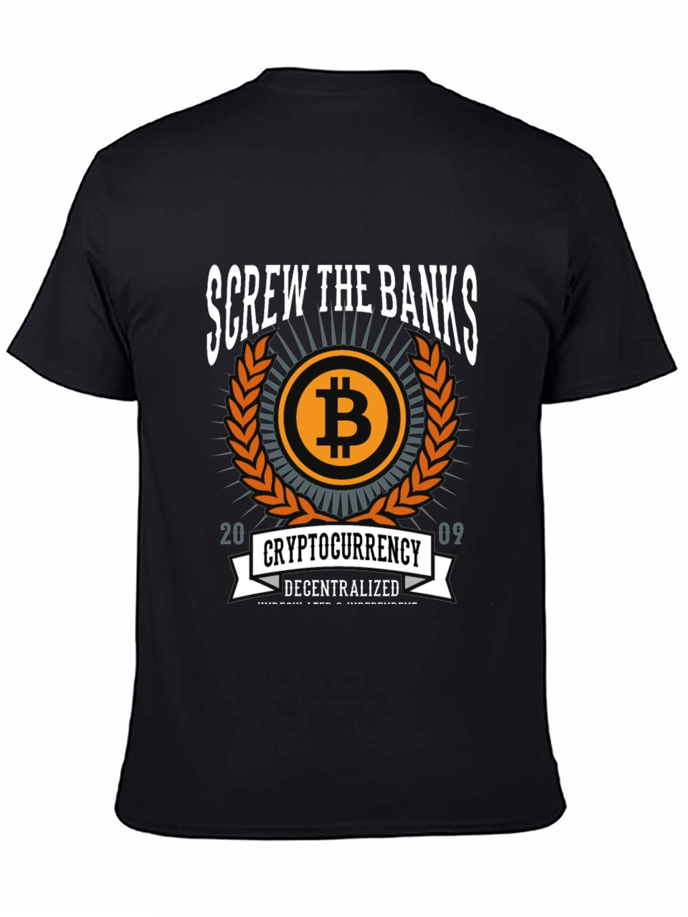 Bitcoin Crypto Decentralized T-Shirt