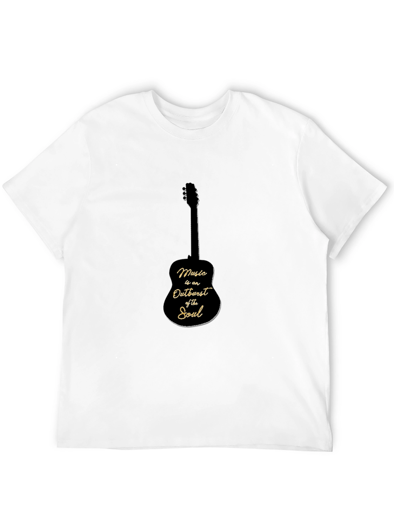 Music Outburst Soul Guitar Graphic Tee
