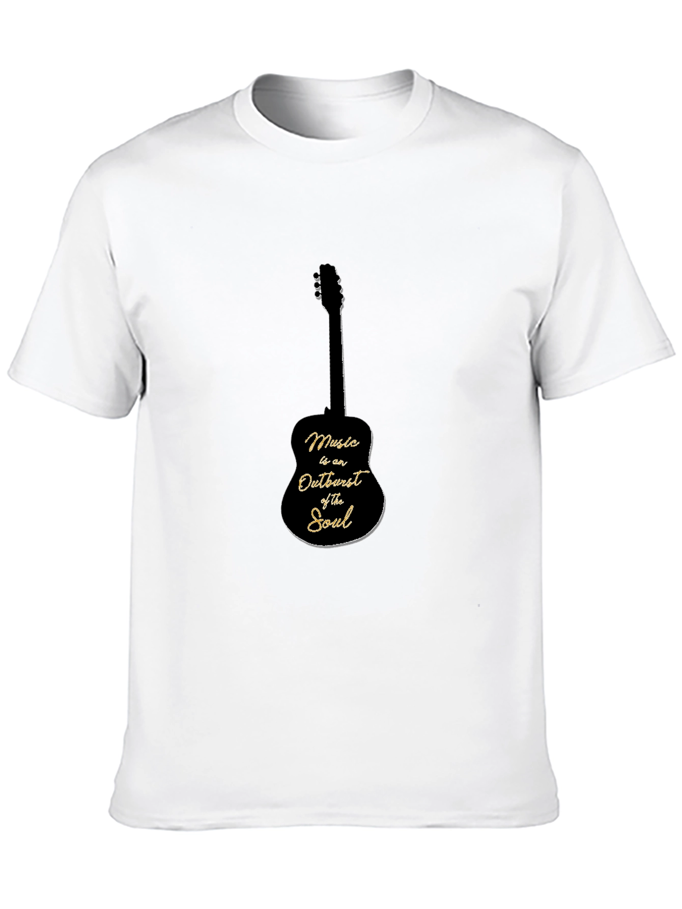 Music Outburst Soul Guitar Graphic Tee