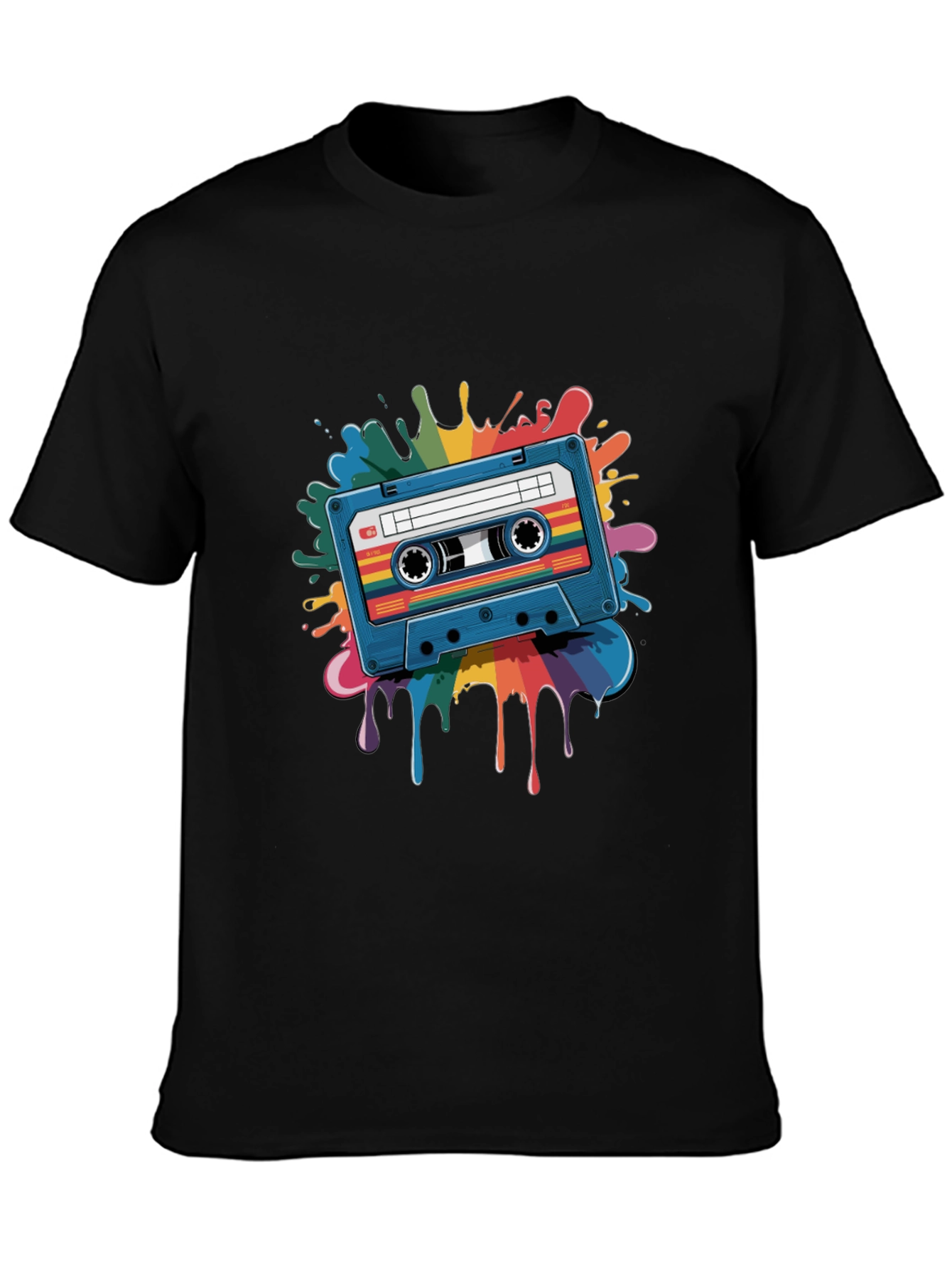 Retro Cassette Tape T-Shirt - Music Lover Tee