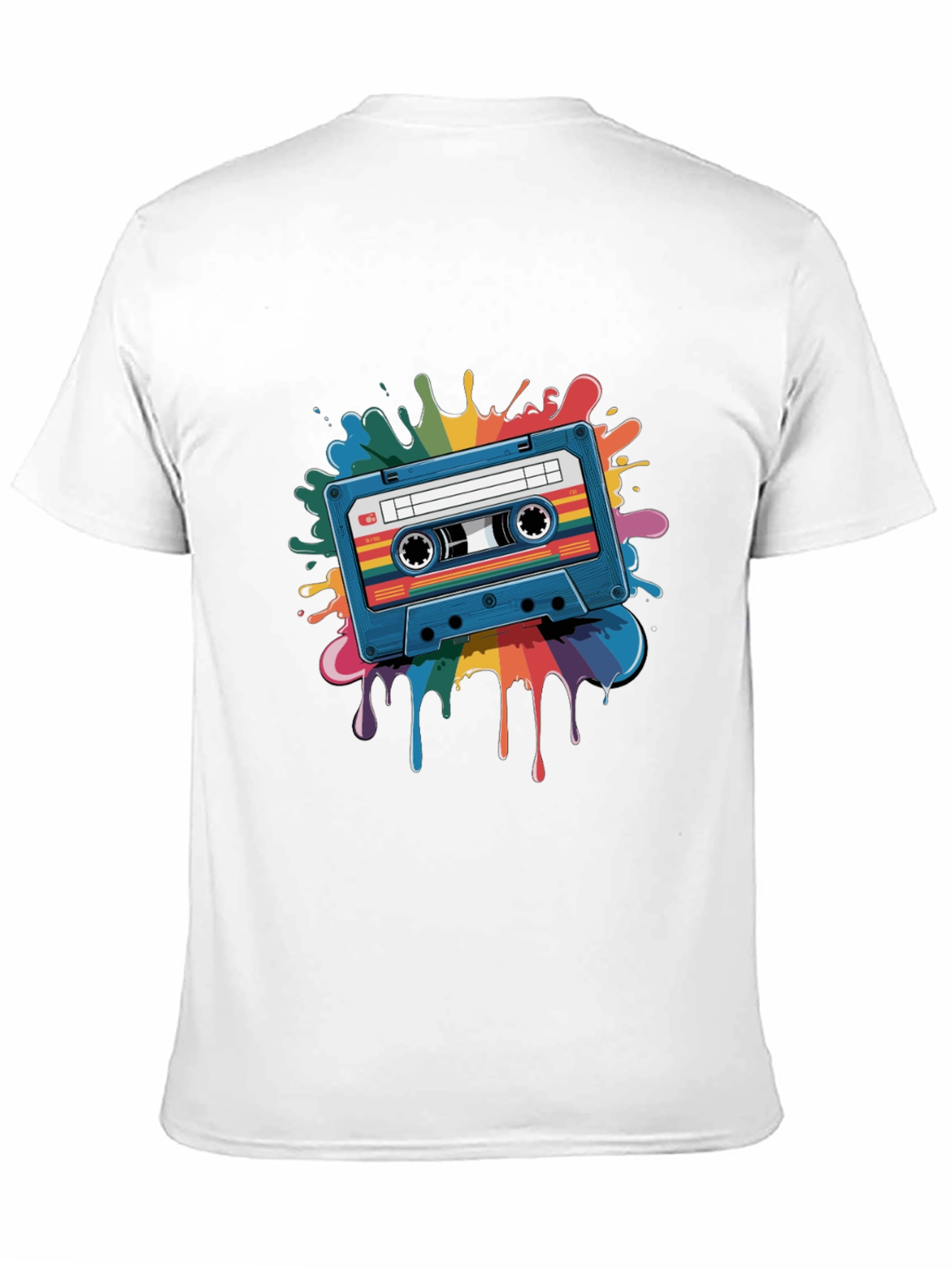 Retro Cassette Tape T-Shirt - Music Lover Tee