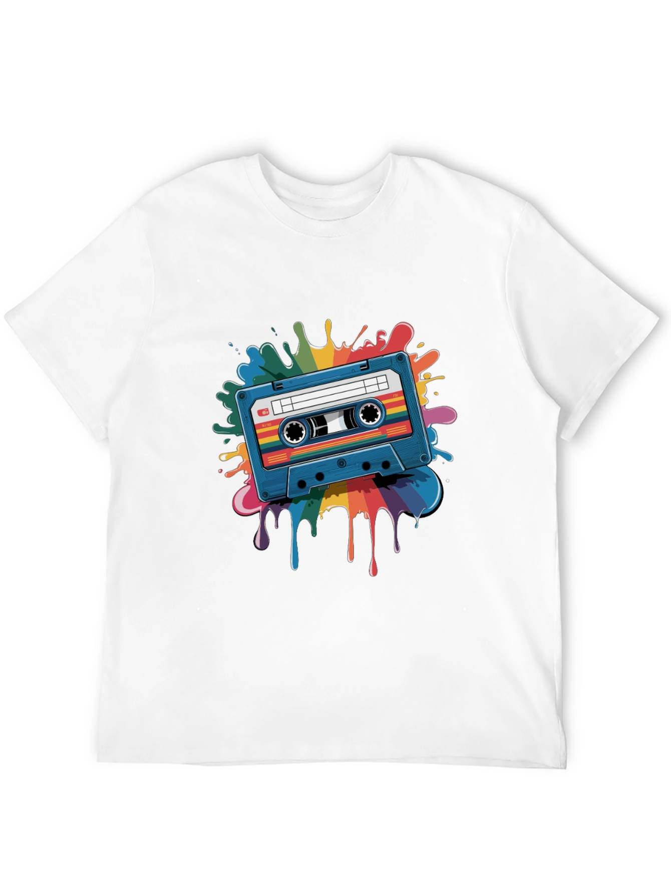 Retro Cassette Tape T-Shirt - Music Lover Tee