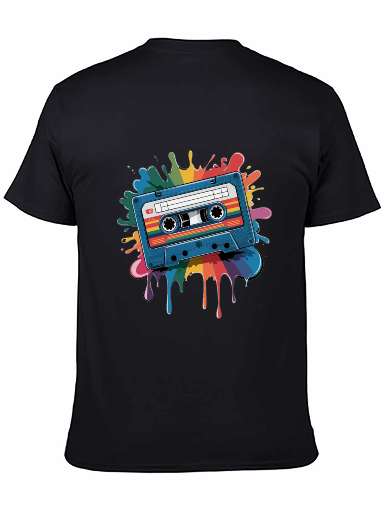 Retro Cassette Tape T-Shirt - Music Lover Tee