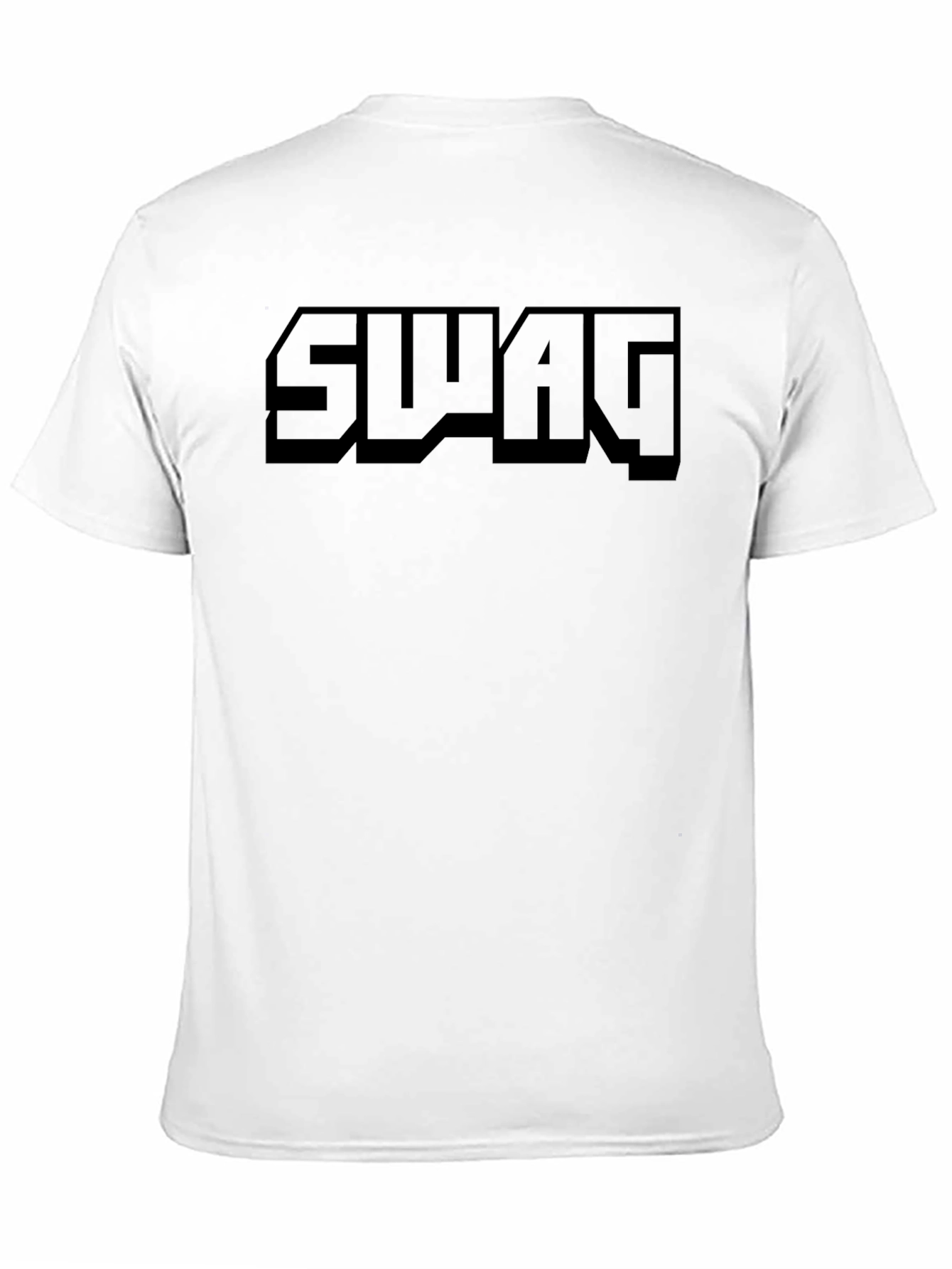 SWAG Black T-Shirt - Bold Style