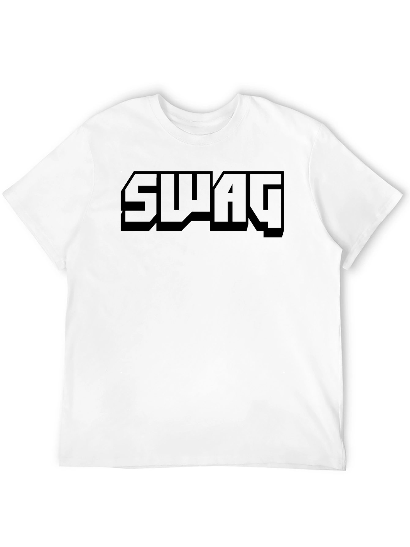 SWAG Black T-Shirt - Bold Style