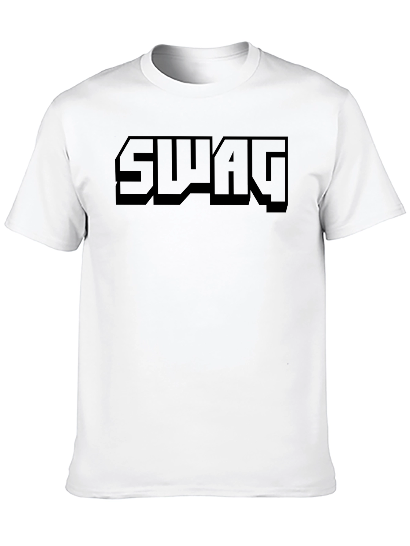 SWAG Black T-Shirt - Bold Style