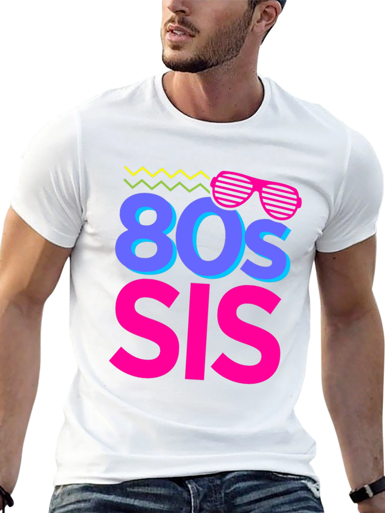 80s Sis Graphic Tee - Retro Style