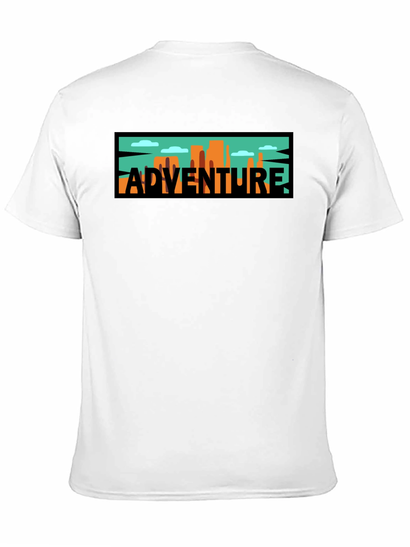 Adventure Graphic Tee - Black Cotton Blend