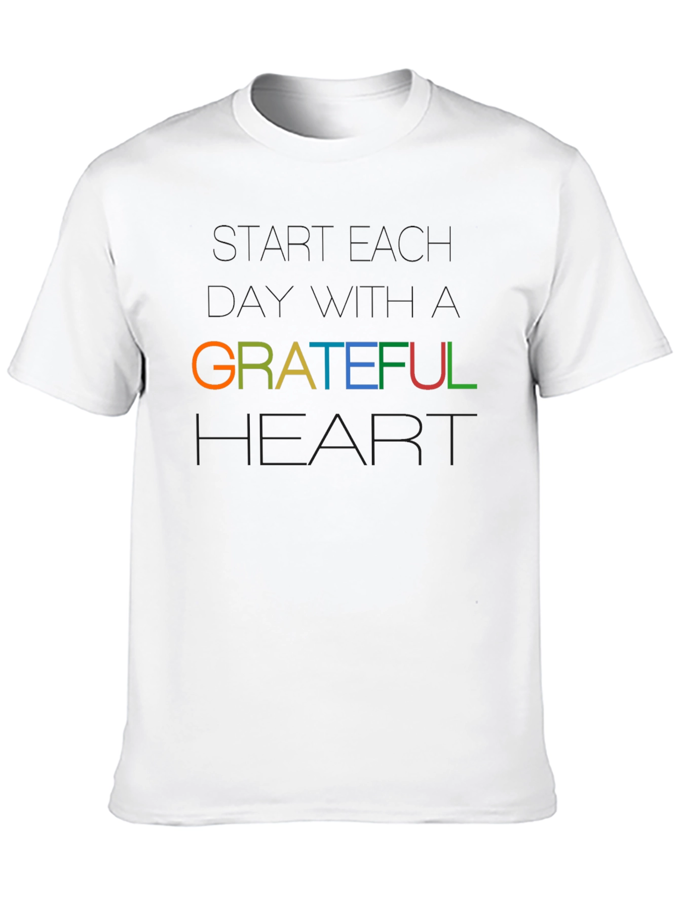 Grateful Heart Graphic Tee - Trendy Design