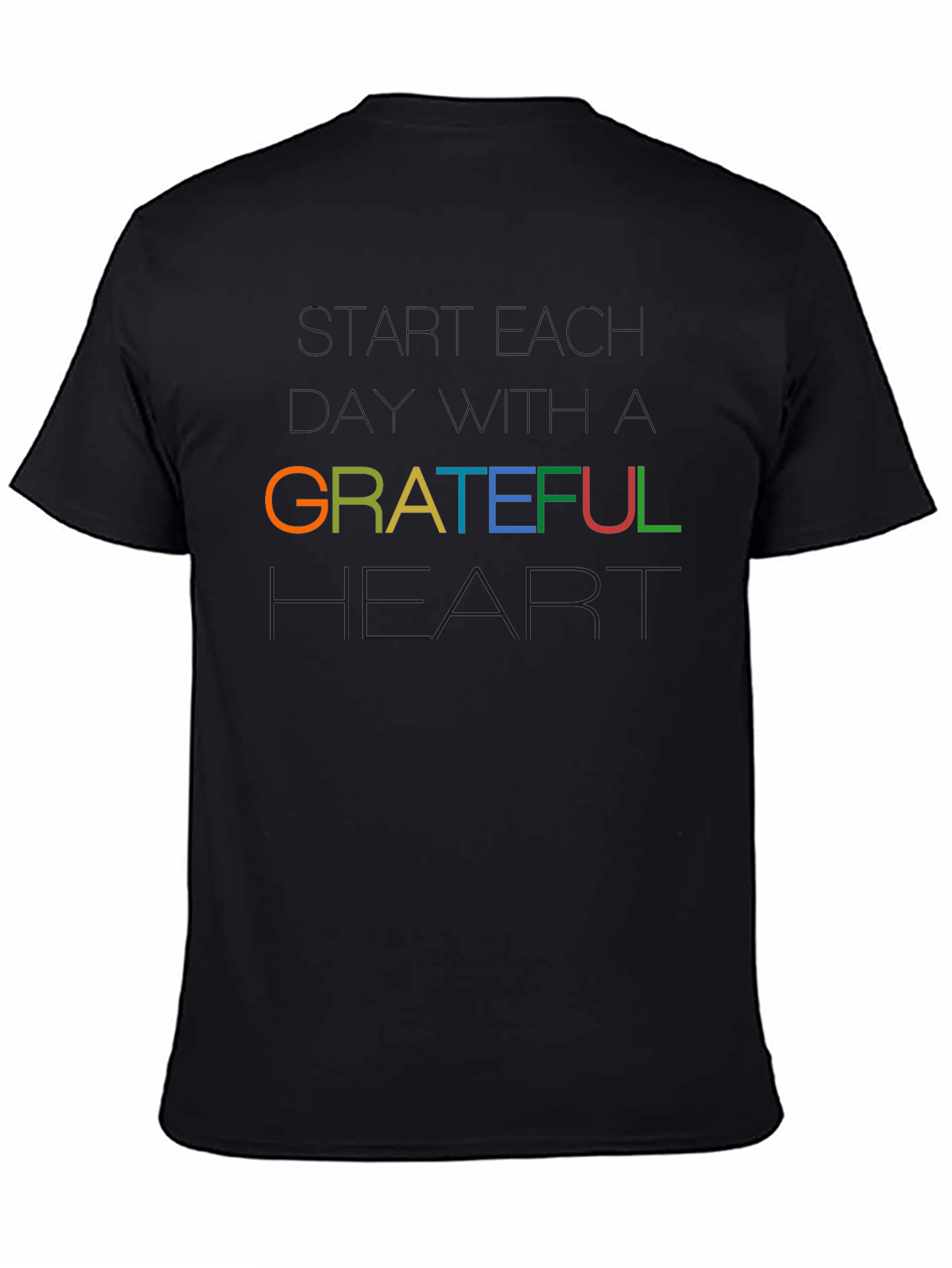 Grateful Heart Graphic Tee - Trendy Design