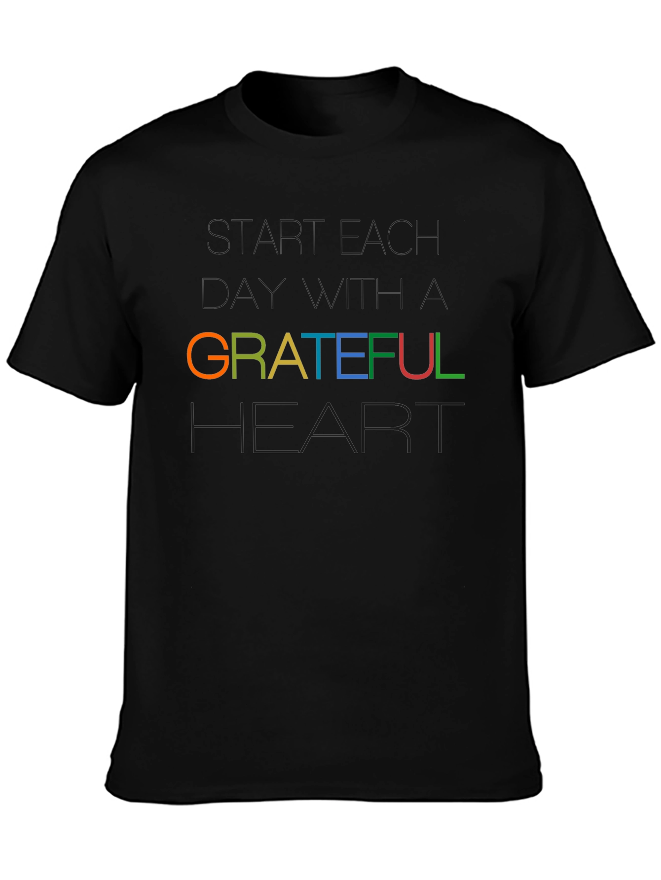 Grateful Heart Graphic Tee - Trendy Design