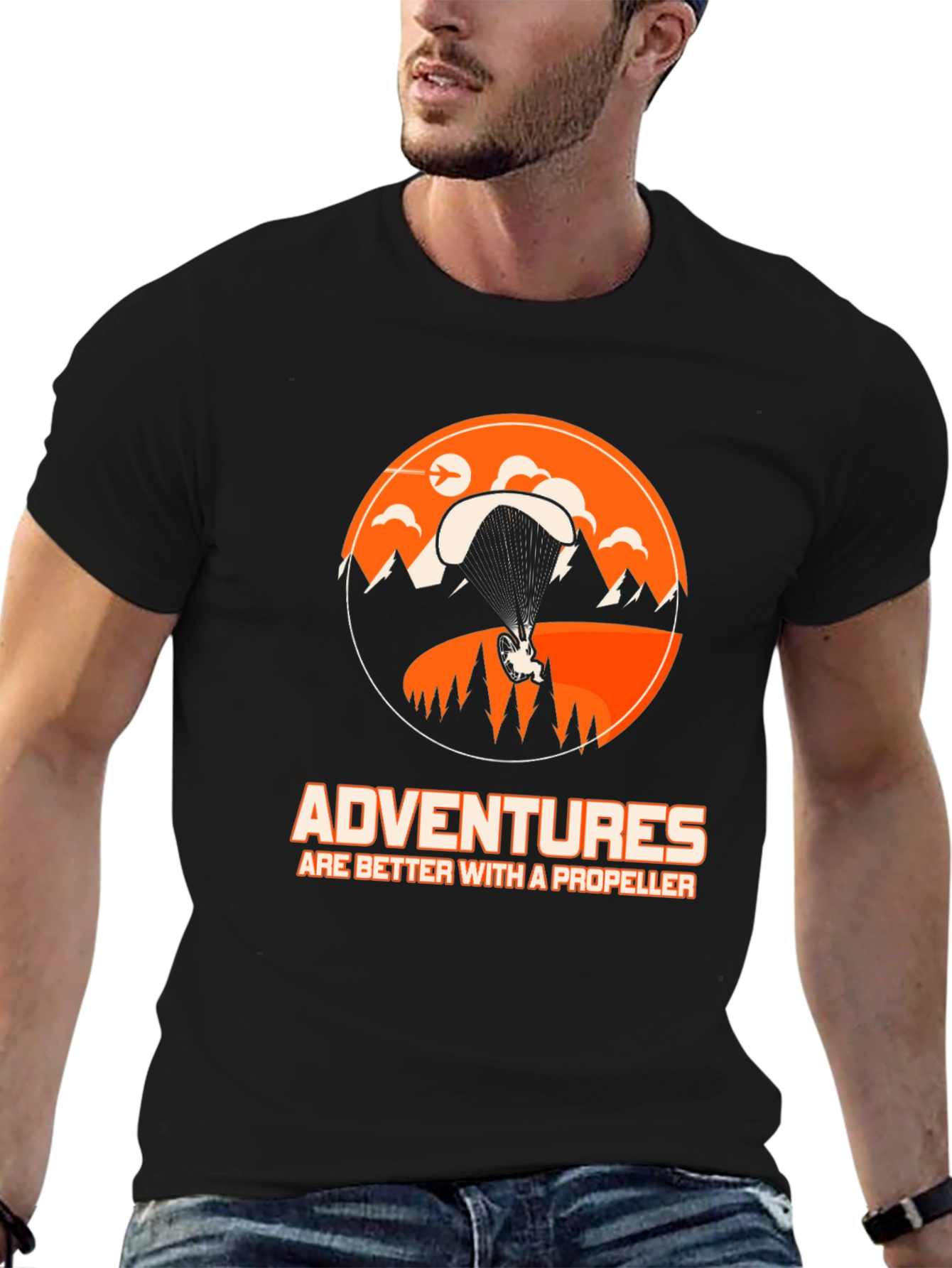 Adventures Propeller Graphic T-Shirt
