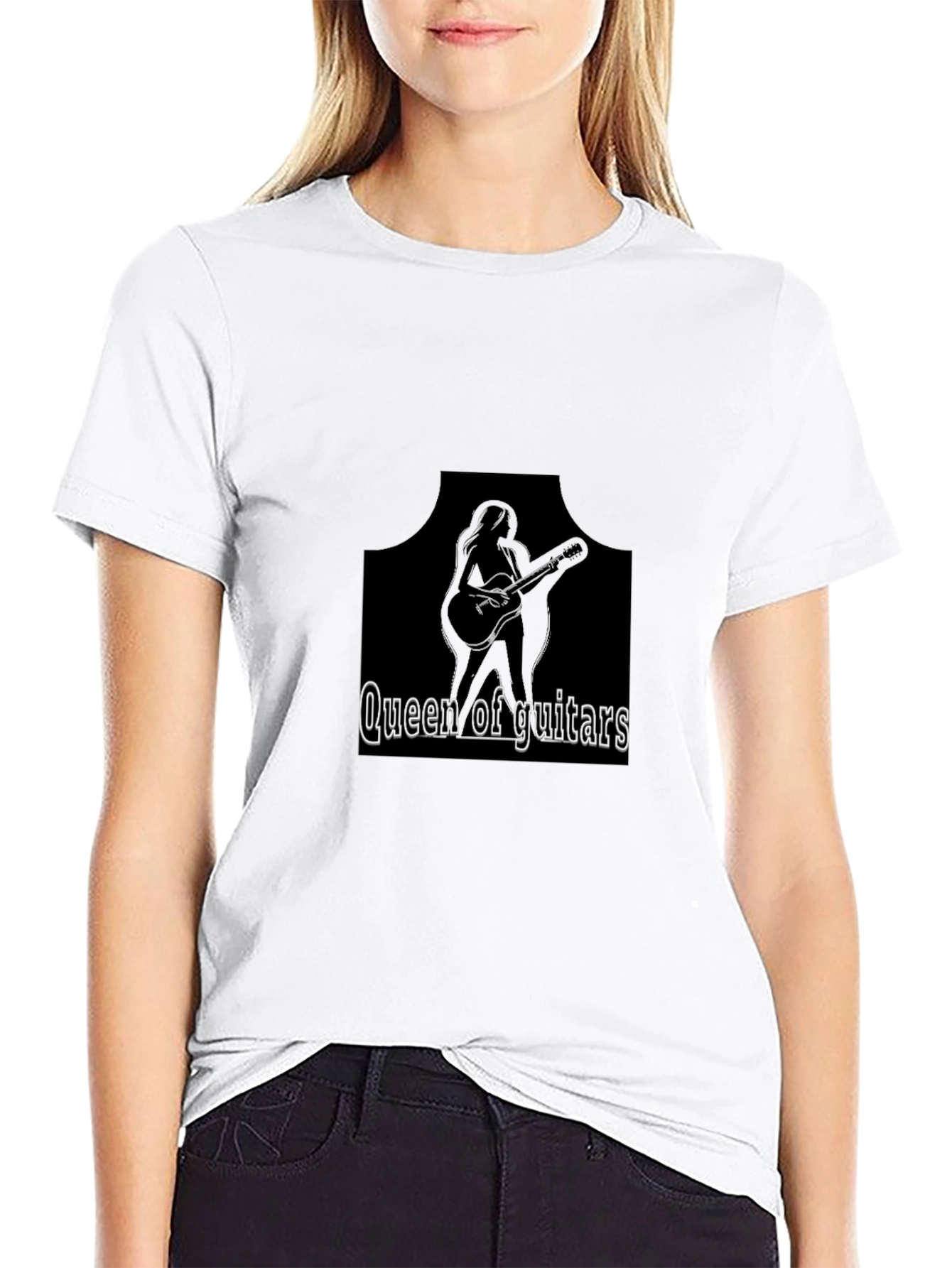 Queen of Guitars Black T-Shirt