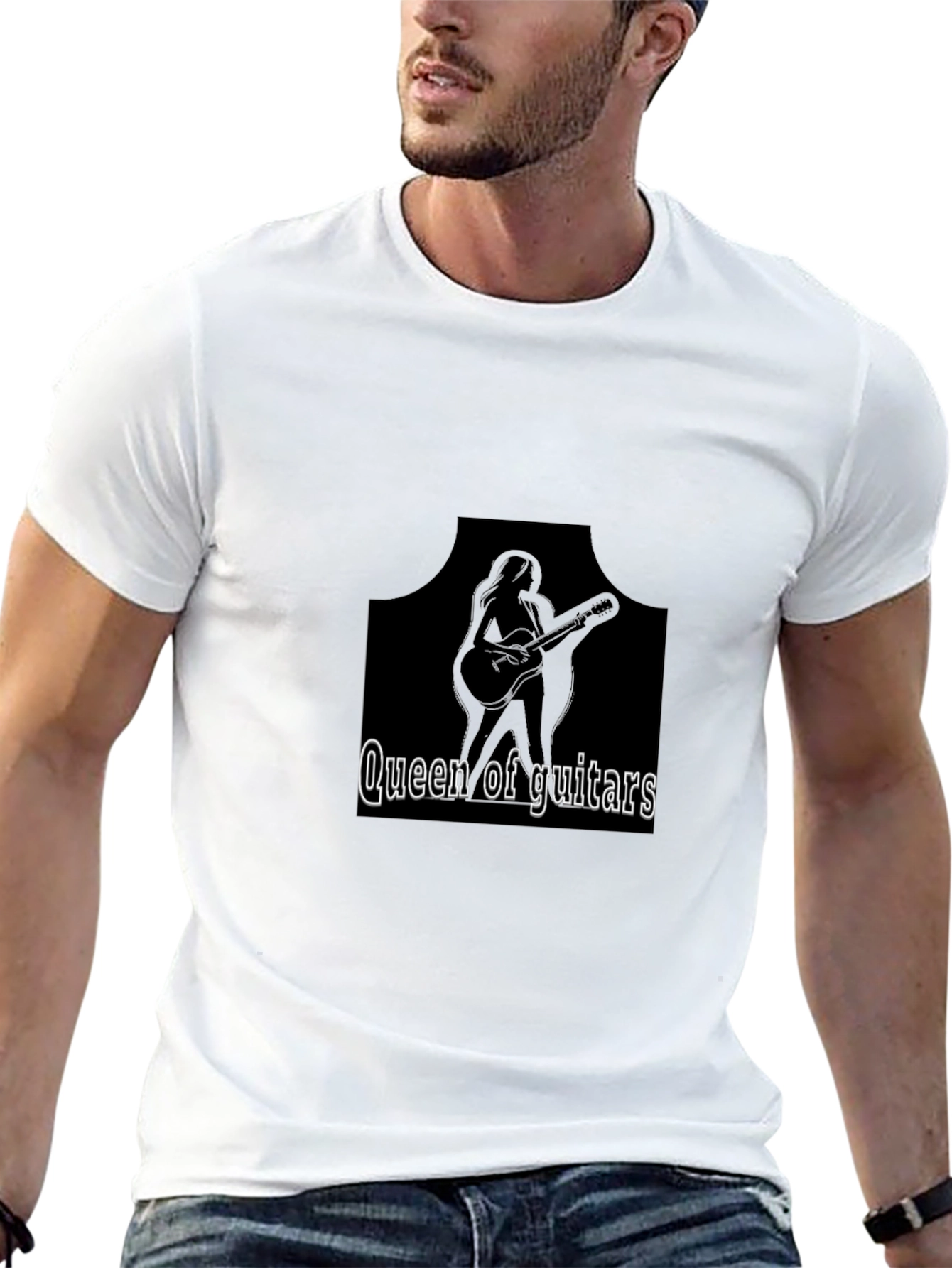 Queen of Guitars Black T-Shirt