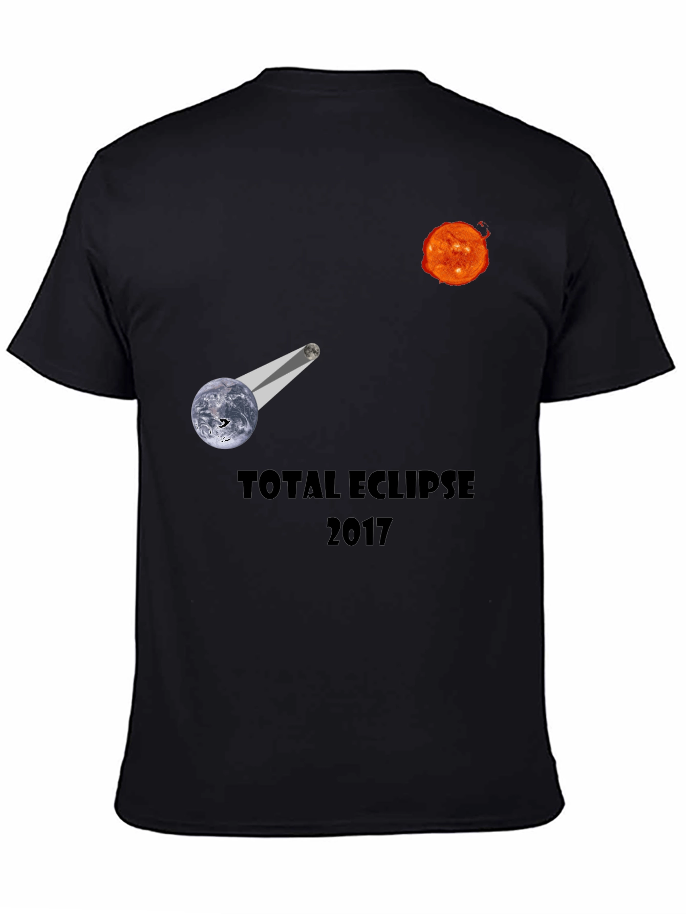Total Eclipse 2017 T-Shirt - Celestial Design