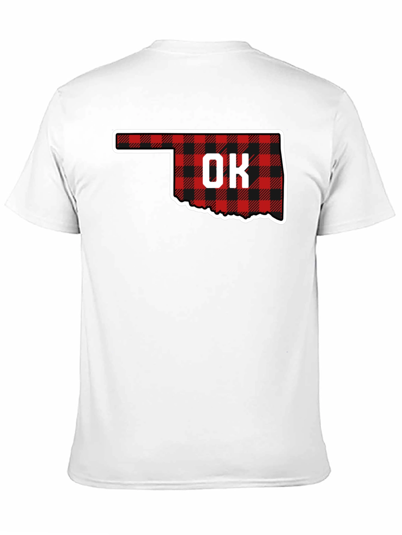 Oklahoma Buffalo Plaid State T-Shirt