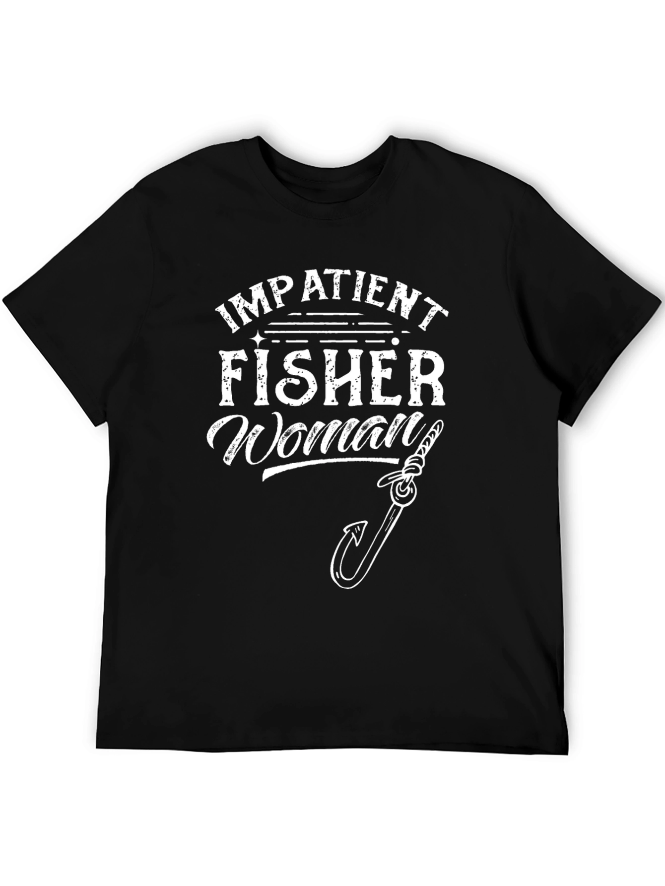 Impatient Fisher Woman Graphic T-Shirt