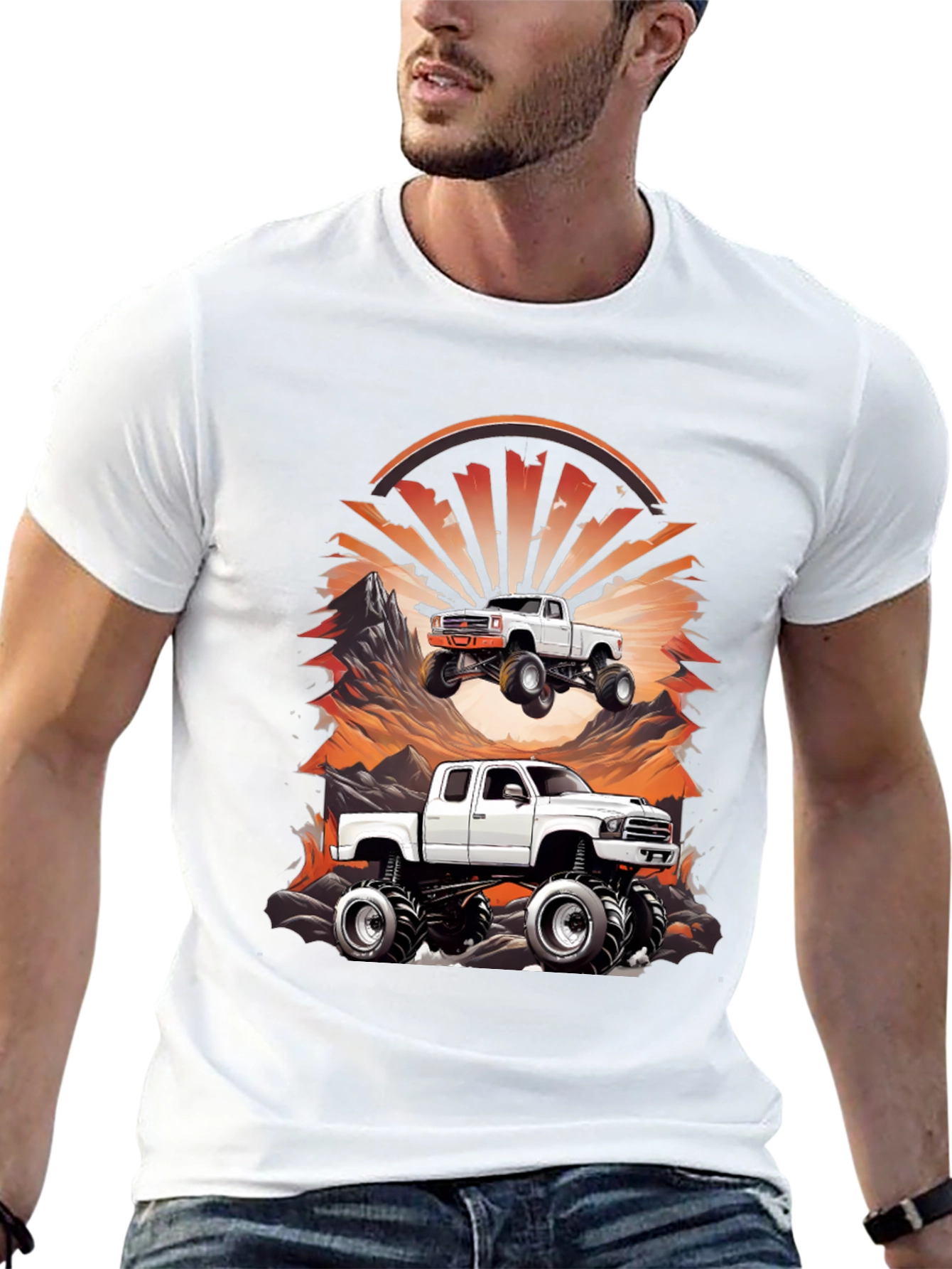 Monster Truck Graphic Tee - Cool Design