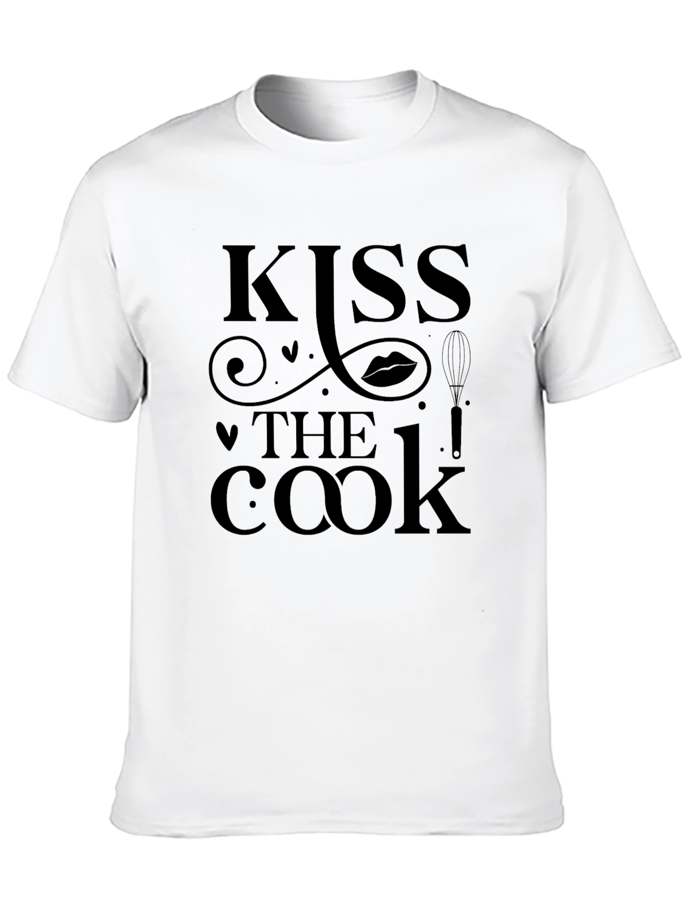Kiss The Cook Graphic Tee - Soft & Stylish