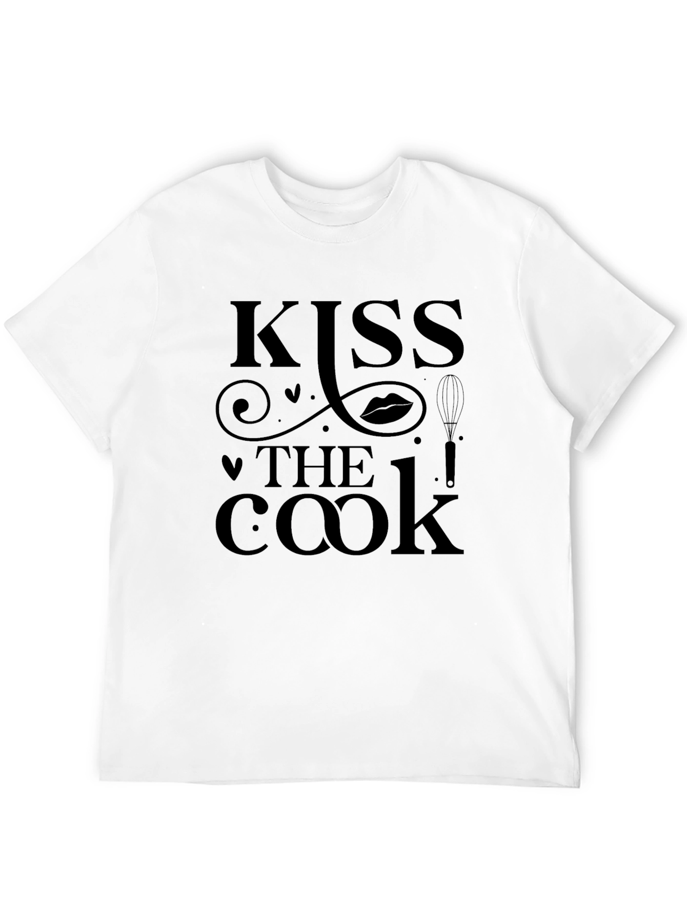 Kiss The Cook Graphic Tee - Soft & Stylish