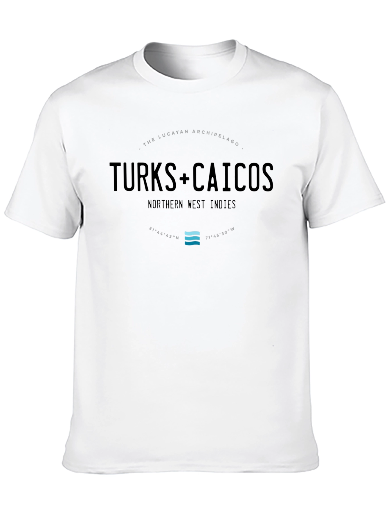 Turks & Caicos Islands Graphic Tee - Black