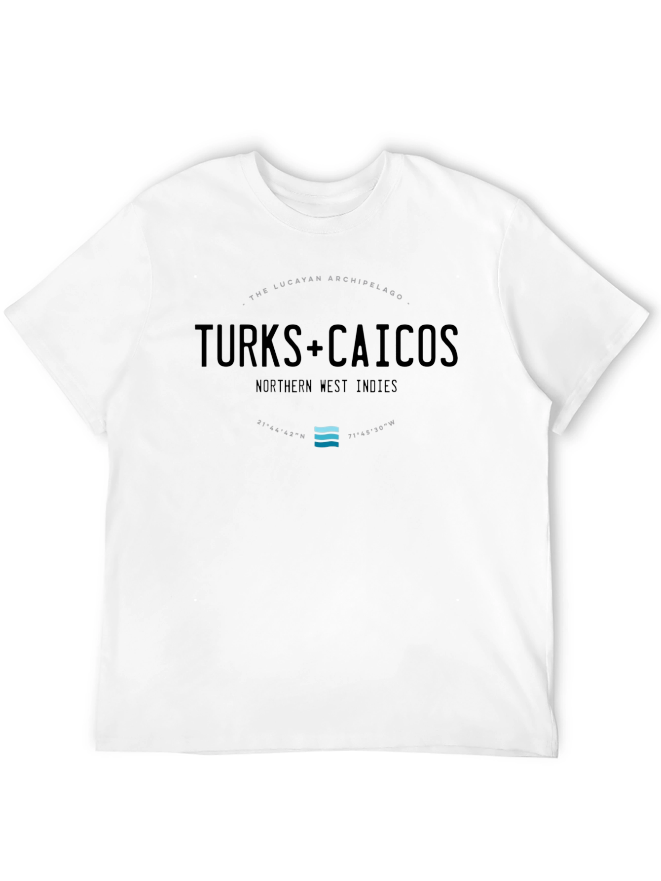 Turks & Caicos Islands Graphic Tee - Black