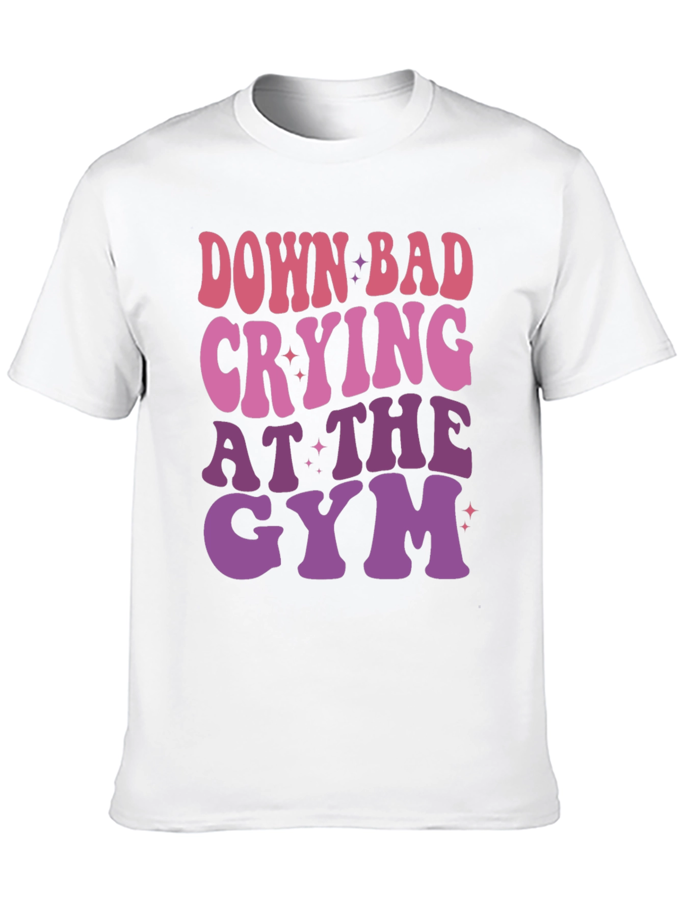 Down Bad Crying at The Gym Graphic T-Shirt