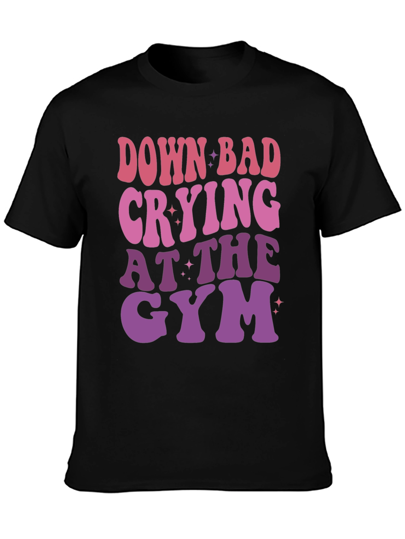 Down Bad Crying at The Gym Graphic T-Shirt