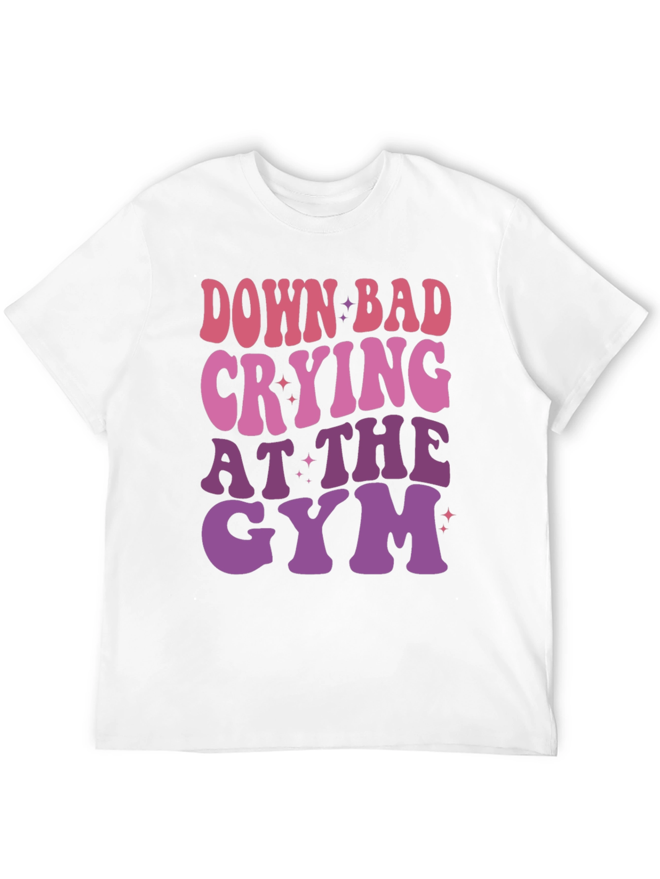 Down Bad Crying at The Gym Graphic T-Shirt