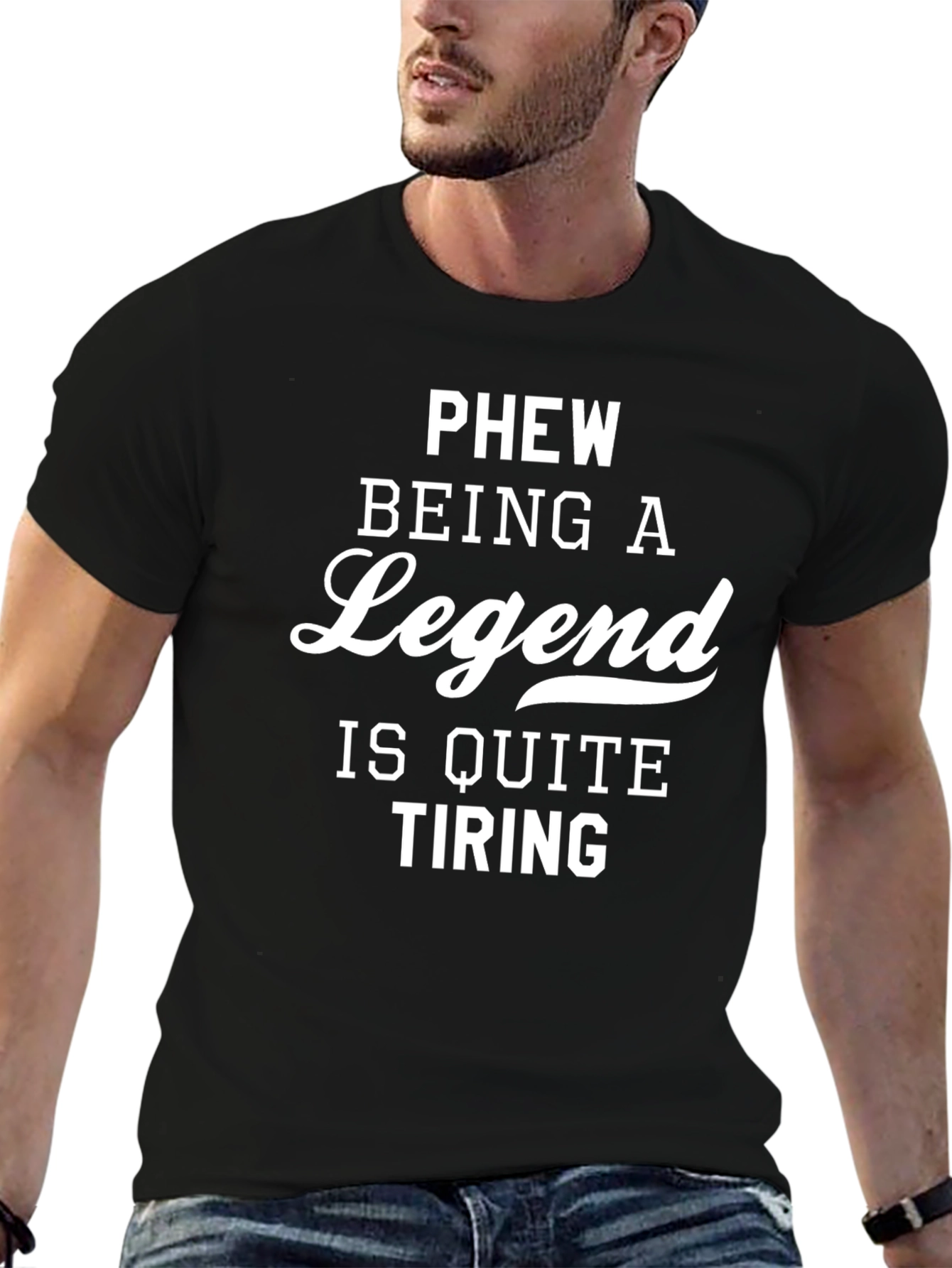 Phew Legend T-Shirt Funny Graphic Tee