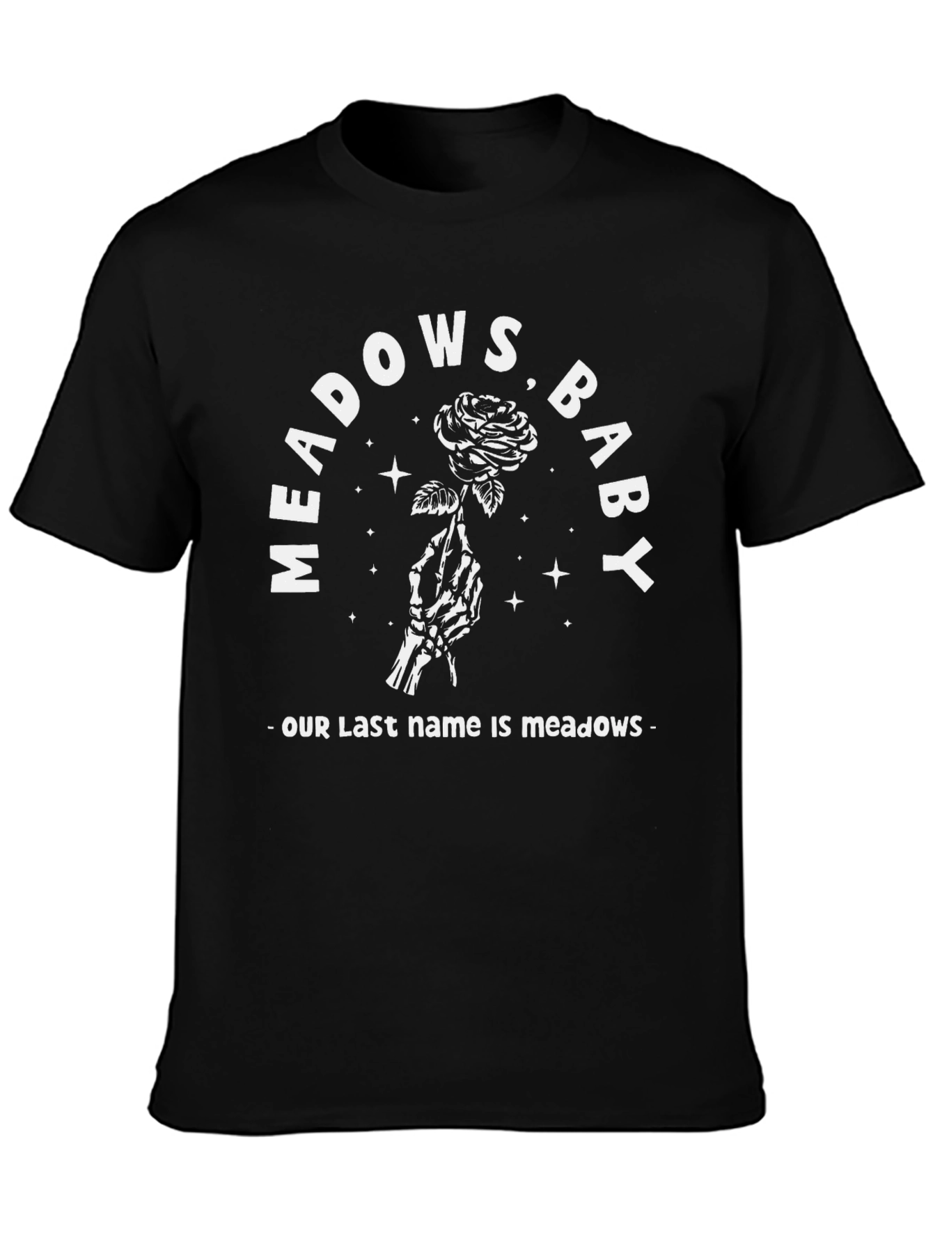 Meadows Baby Graphic Tee - Black Cotton Comfort