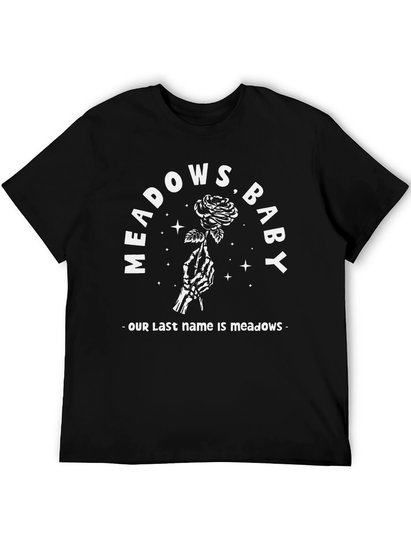 Meadows Baby Graphic Tee - Black Cotton Comfort