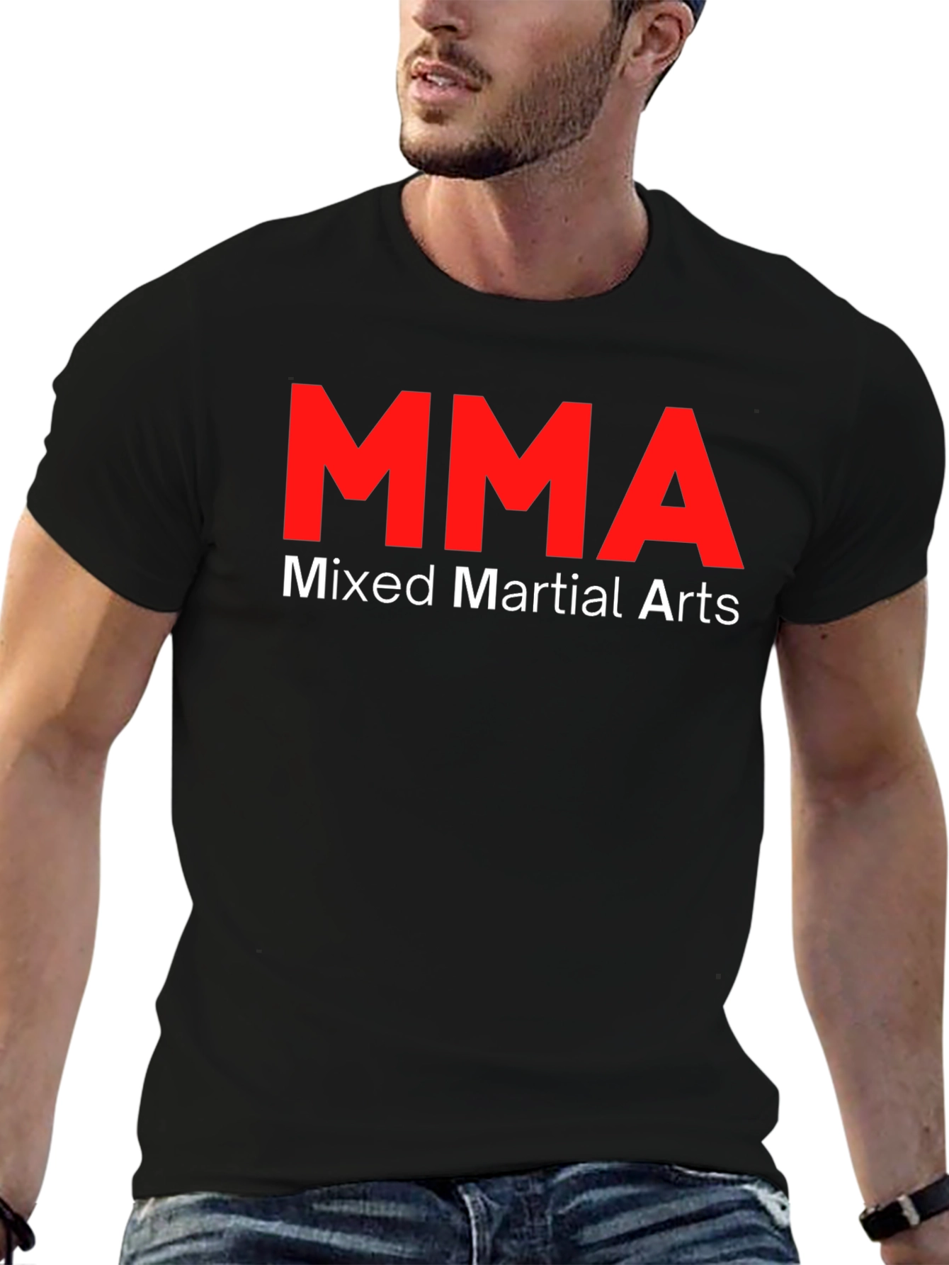 MMA Mixed Martial Arts Black T-Shirt