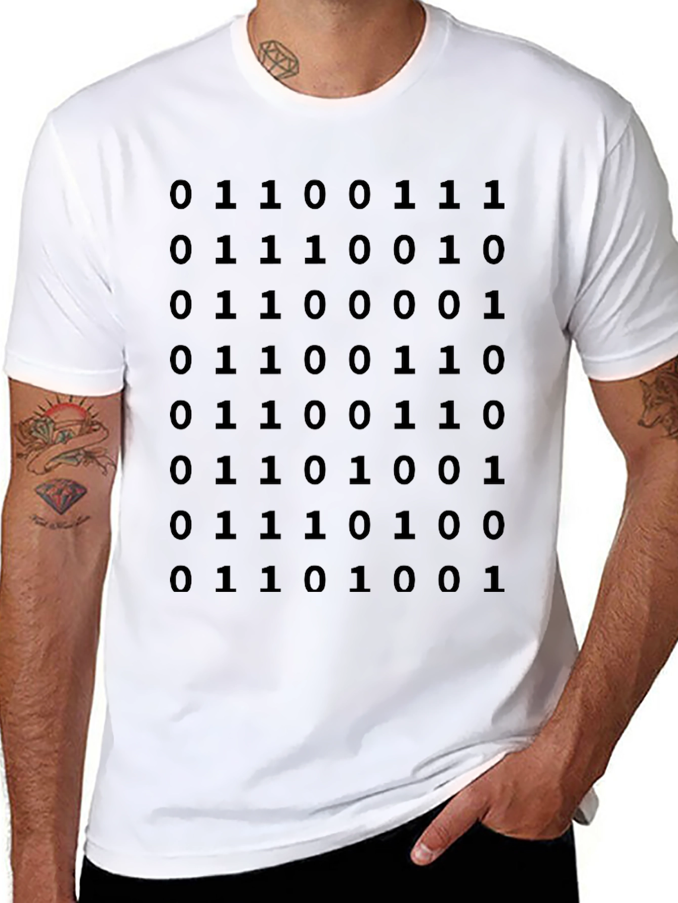 Binary Code T-Shirt - Geek Chic Casual Wear