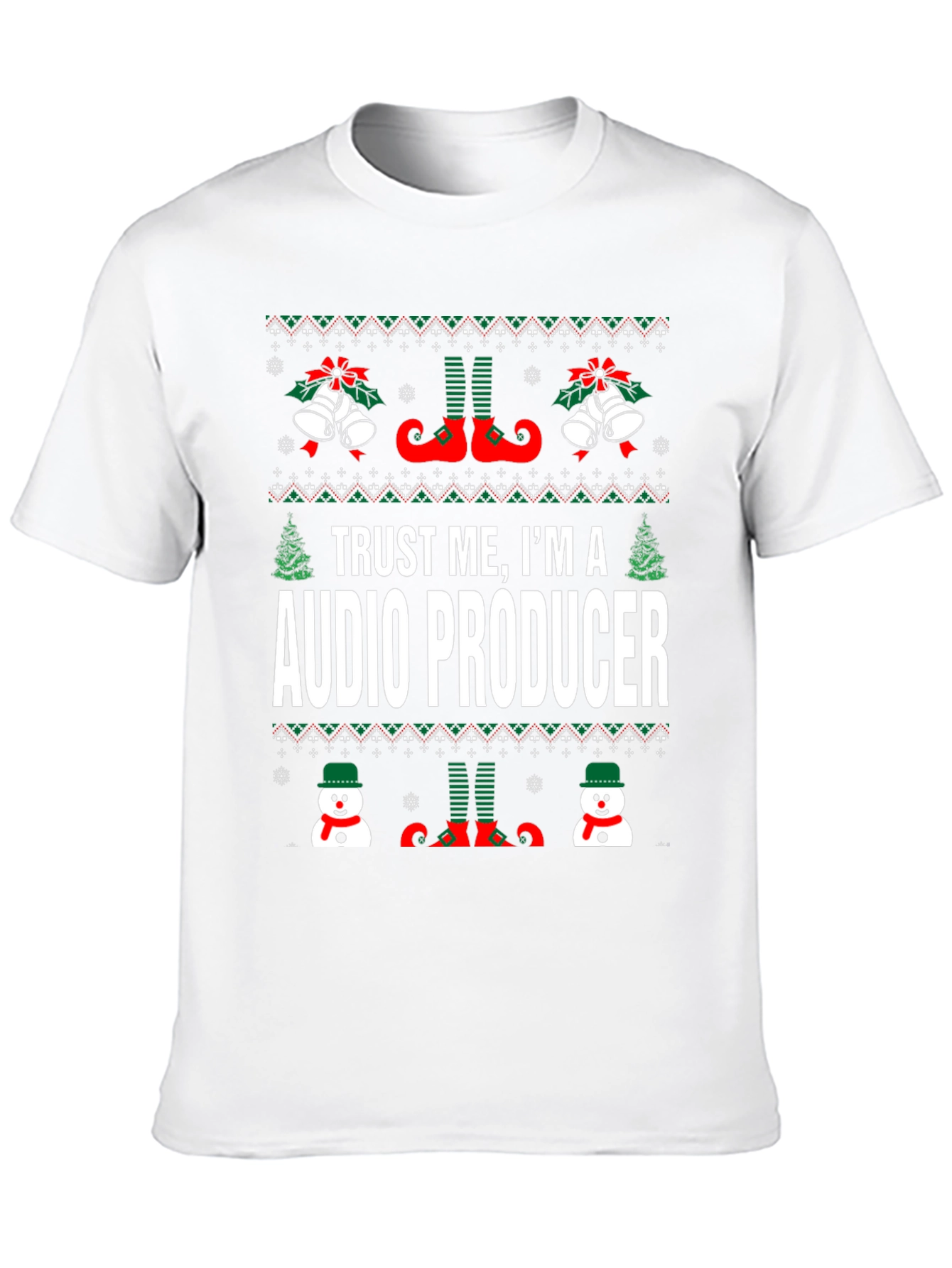 Trust Me Im A Audio Producer Christmas T-Shirt
