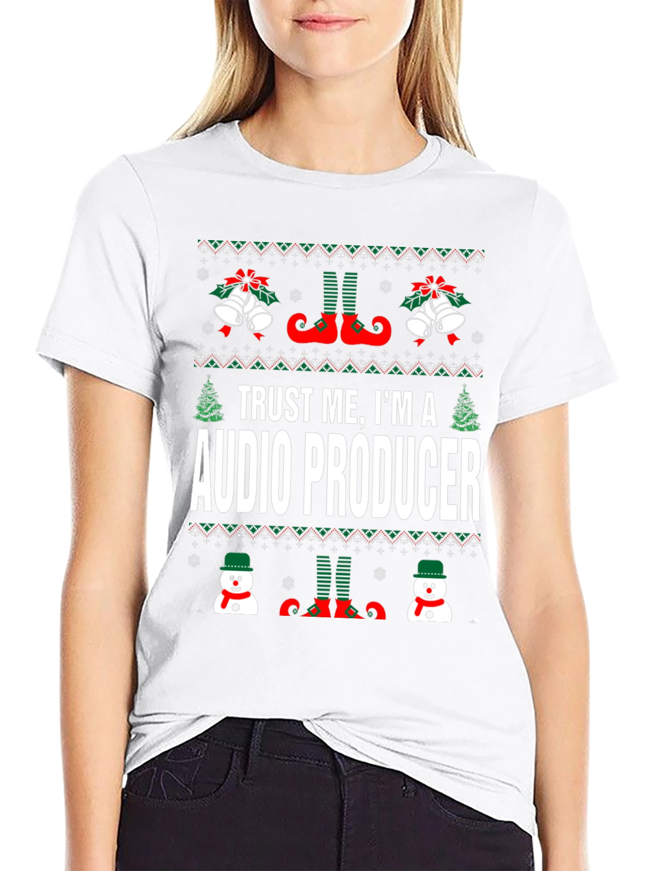 Trust Me Im A Audio Producer Christmas T-Shirt