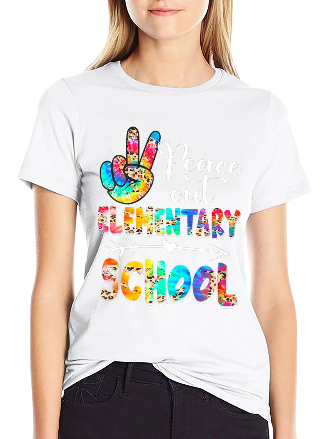 Peace Out Elementary School T-Shirt